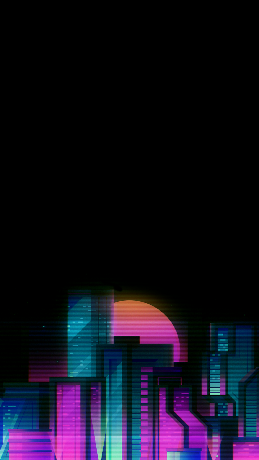 OLED CYBERPUNK WALLPAPER FOR PHONE - HeroWall Backgrounds