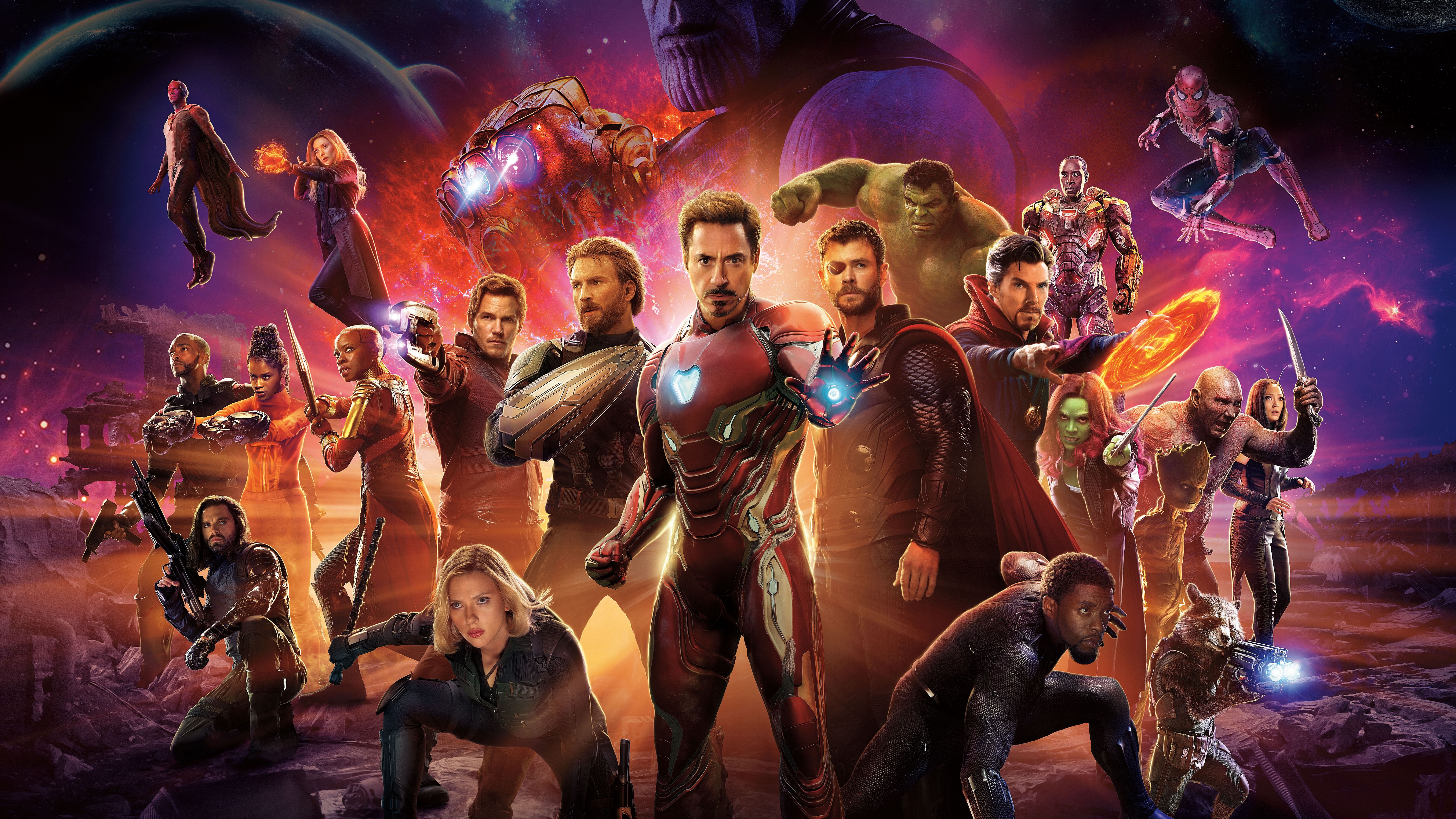 Avengers Infinity War International Poster 10k 8k HD 4k