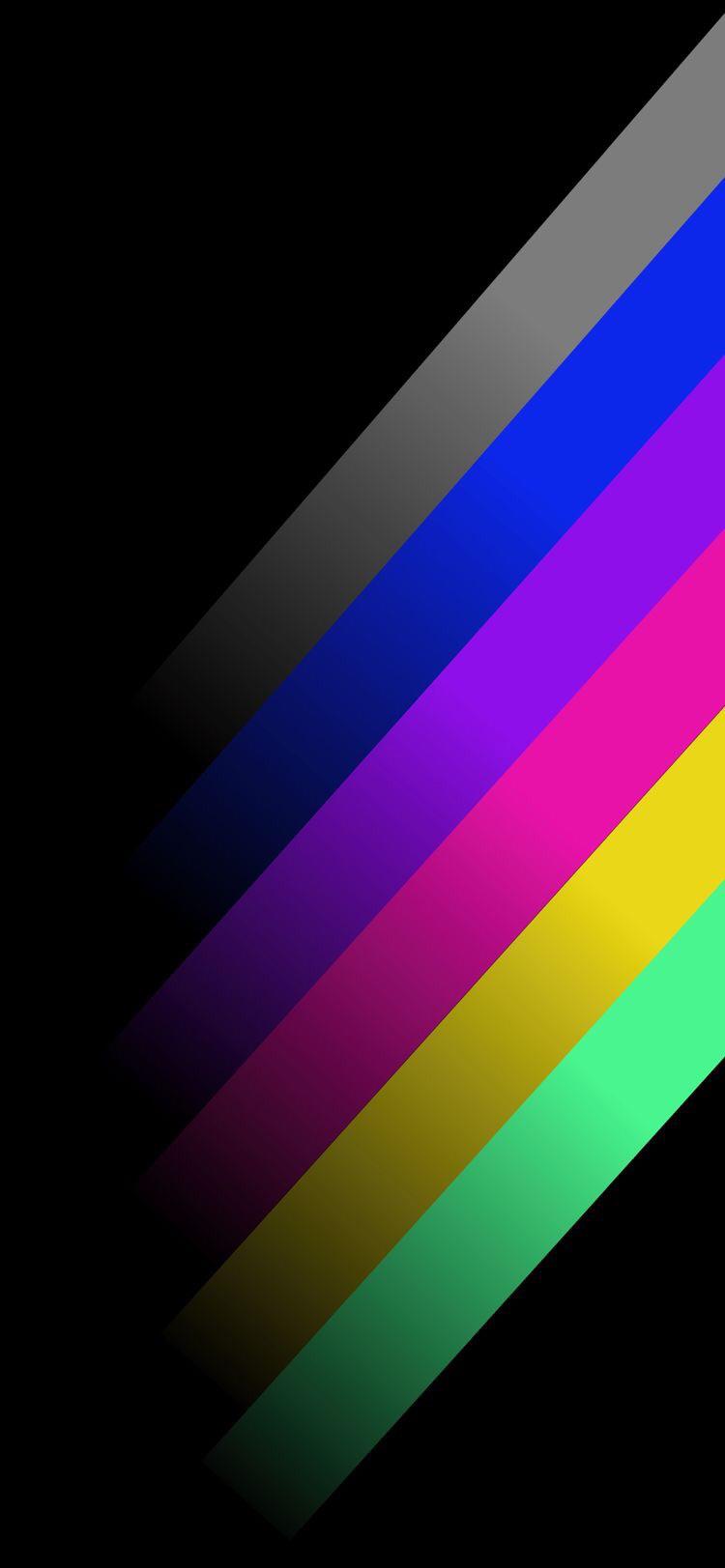 Colourful stripes by Hotapot4U. iPhone X Wallpaper X