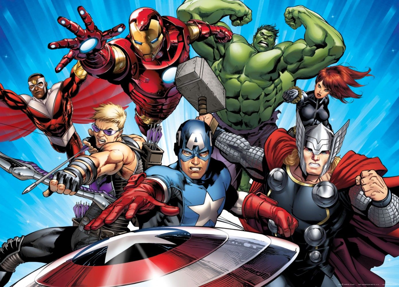 Free download XXL poster wall mural wallpaper Marvel The Avengers