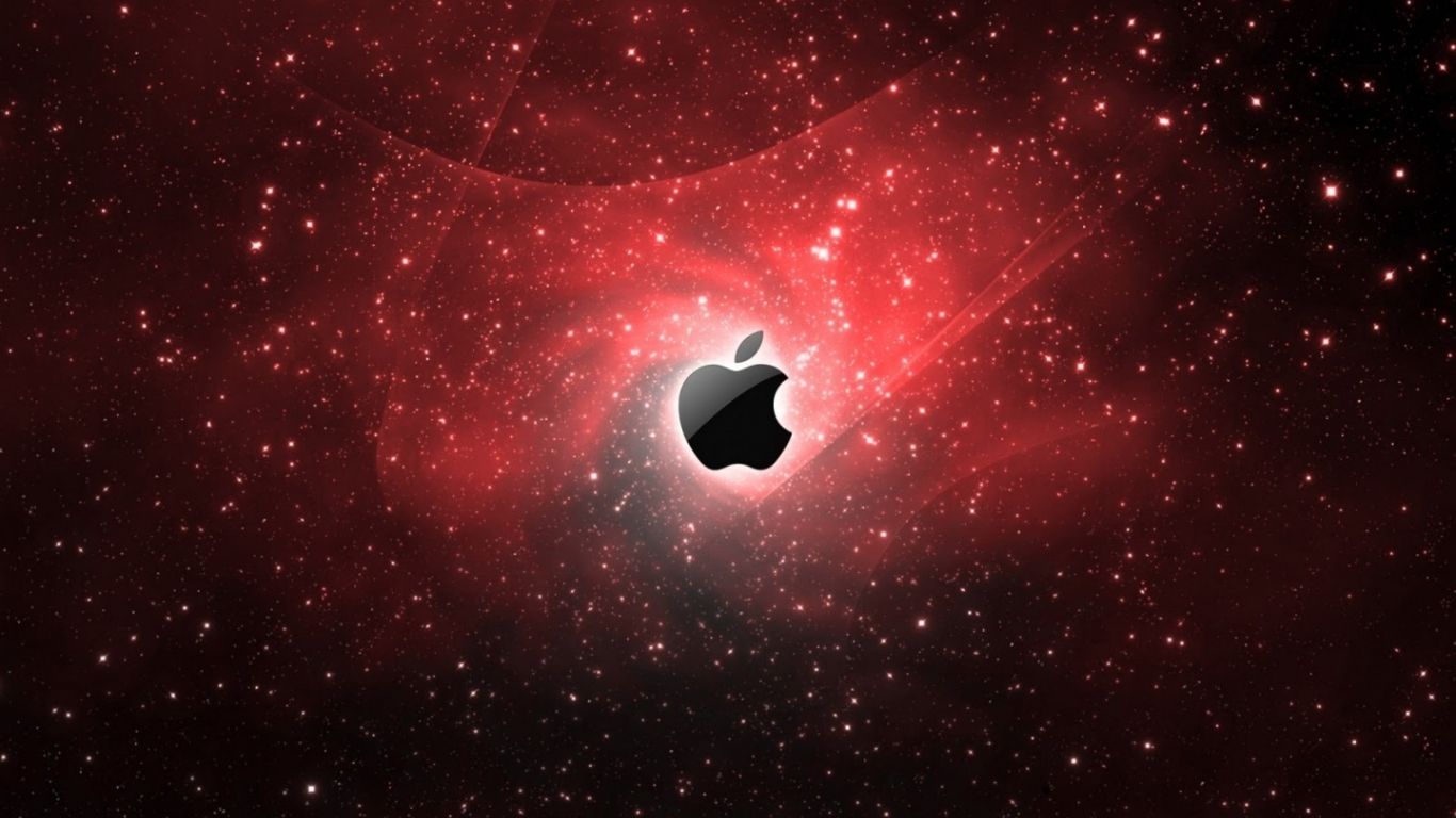 Free download Red Apple Mac Galaxy Wallpaper Background Macbook