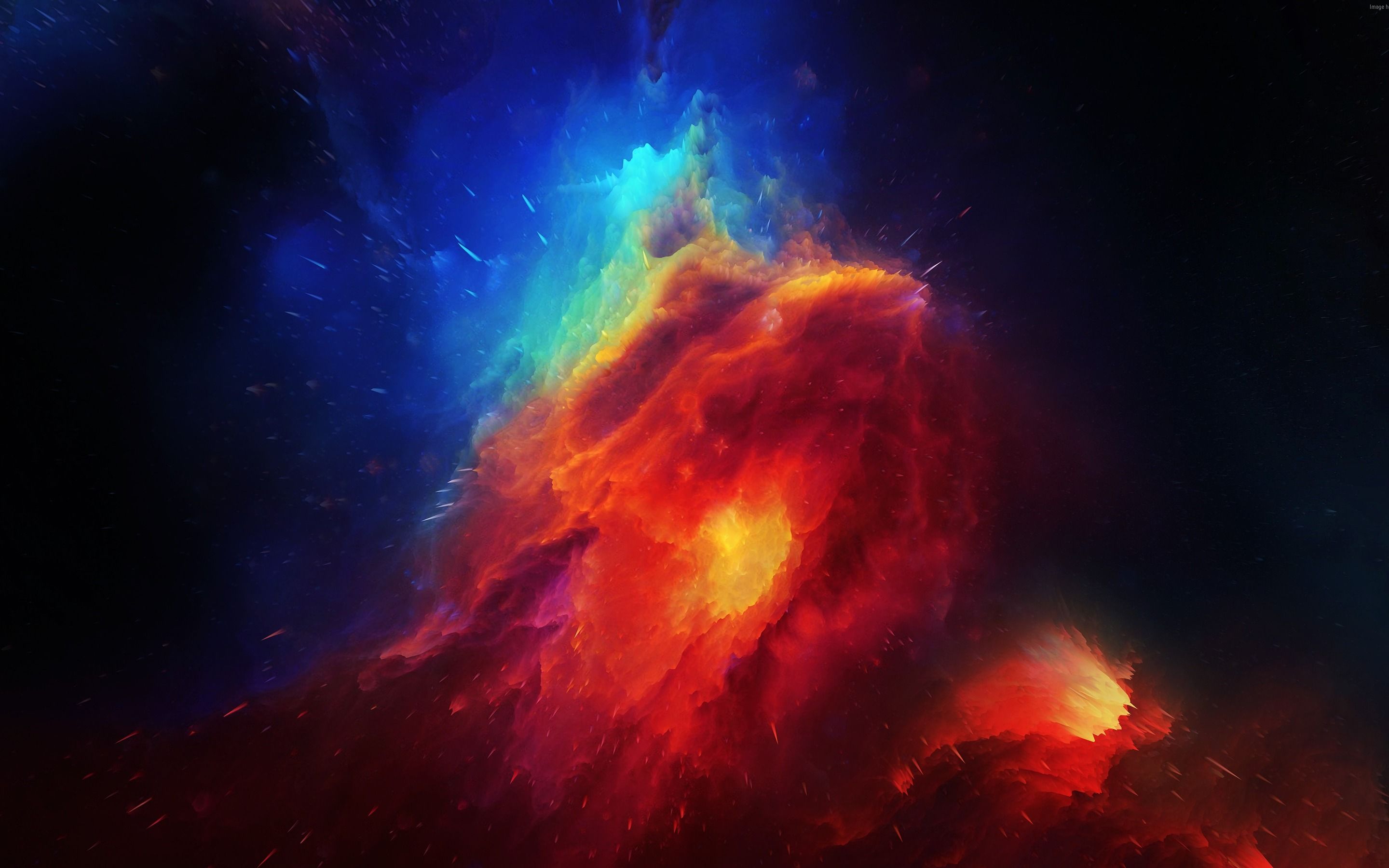 Download Wallpaper Nebula, Art, Galaxy, Sci Fi, Stars, Red Nebula