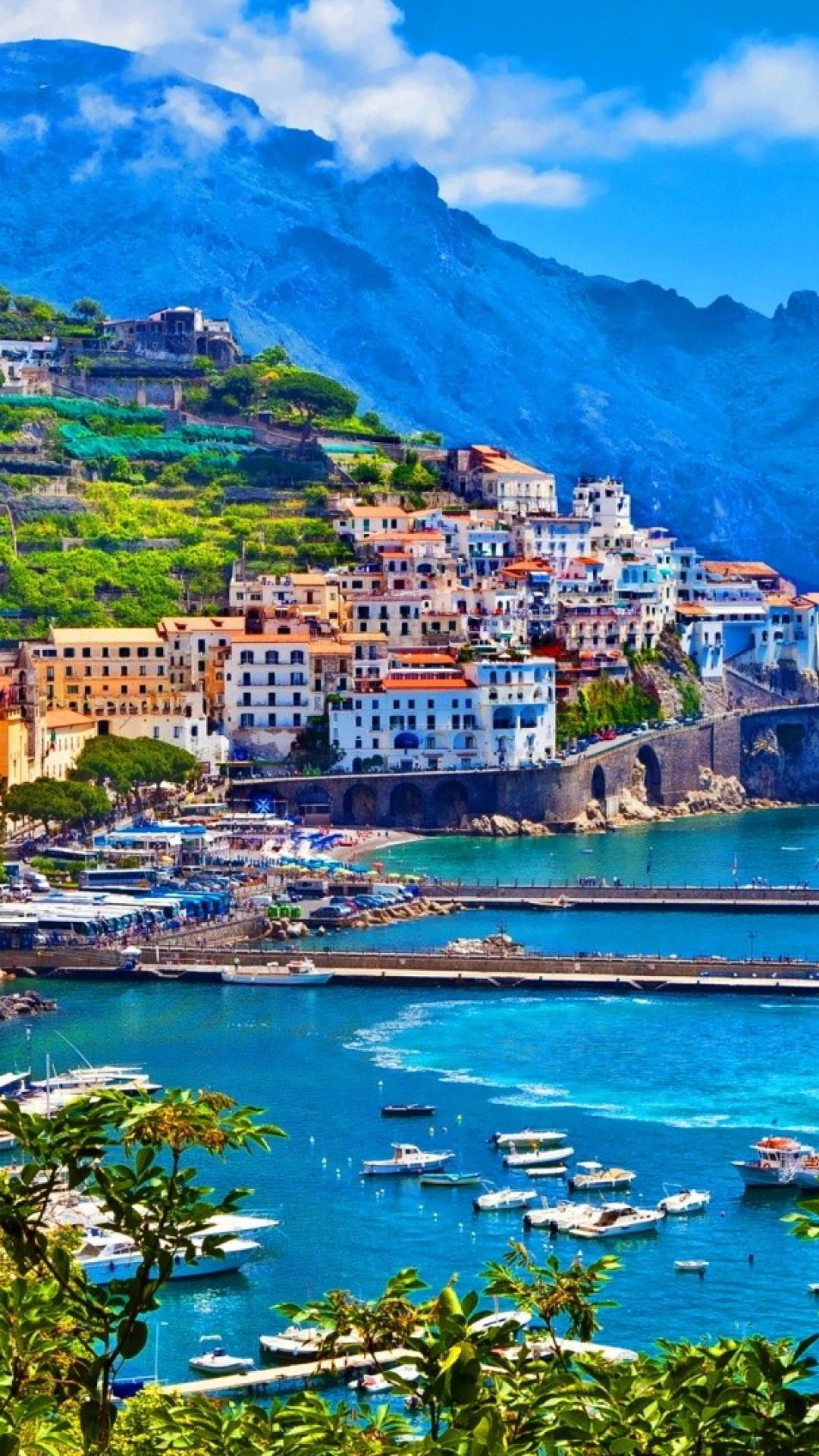 Amalfi Coast Wallpaper. Amalfi Wallpaper