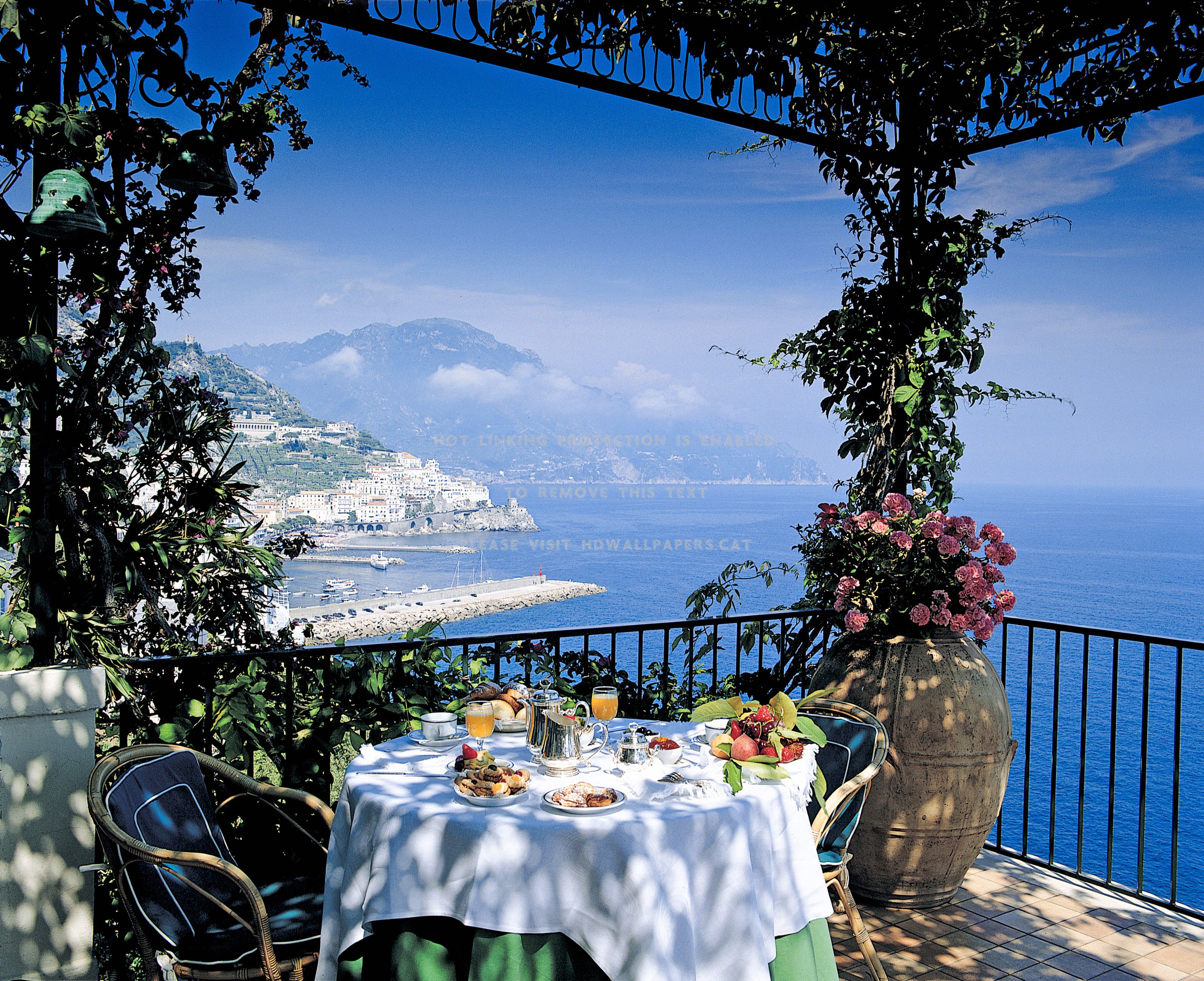 amalfi coast italy veranda architecture