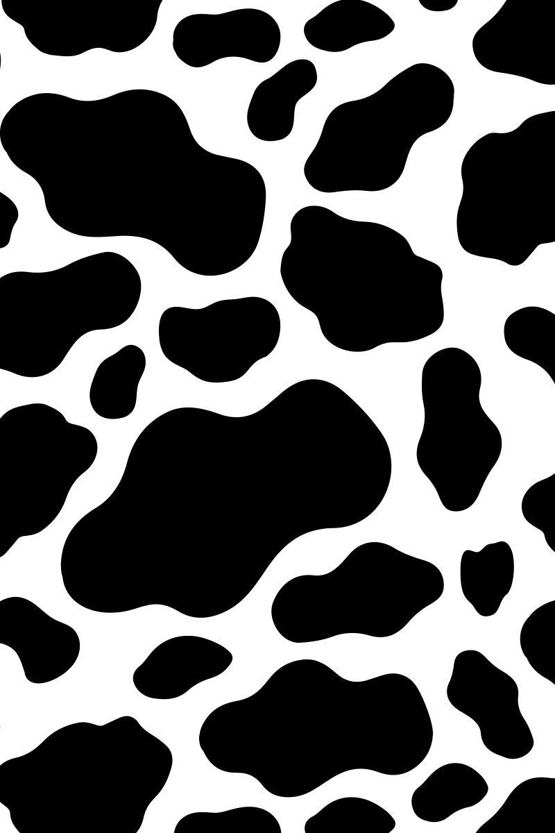 Seamless pattern with cow spots Cow skin Seamless pattern black and  white Vector illustration For textiles Wallpaper wrapping paper bed  linen Stock Vector  Adobe Stock