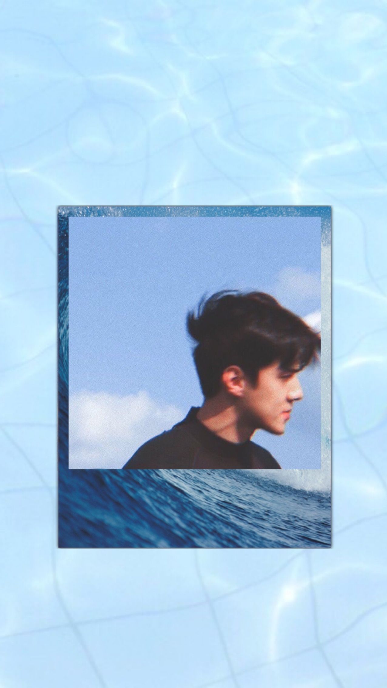Exo sehun #exo #sehun #blue #wallpaper #aesthetic #kpop. Abstrak