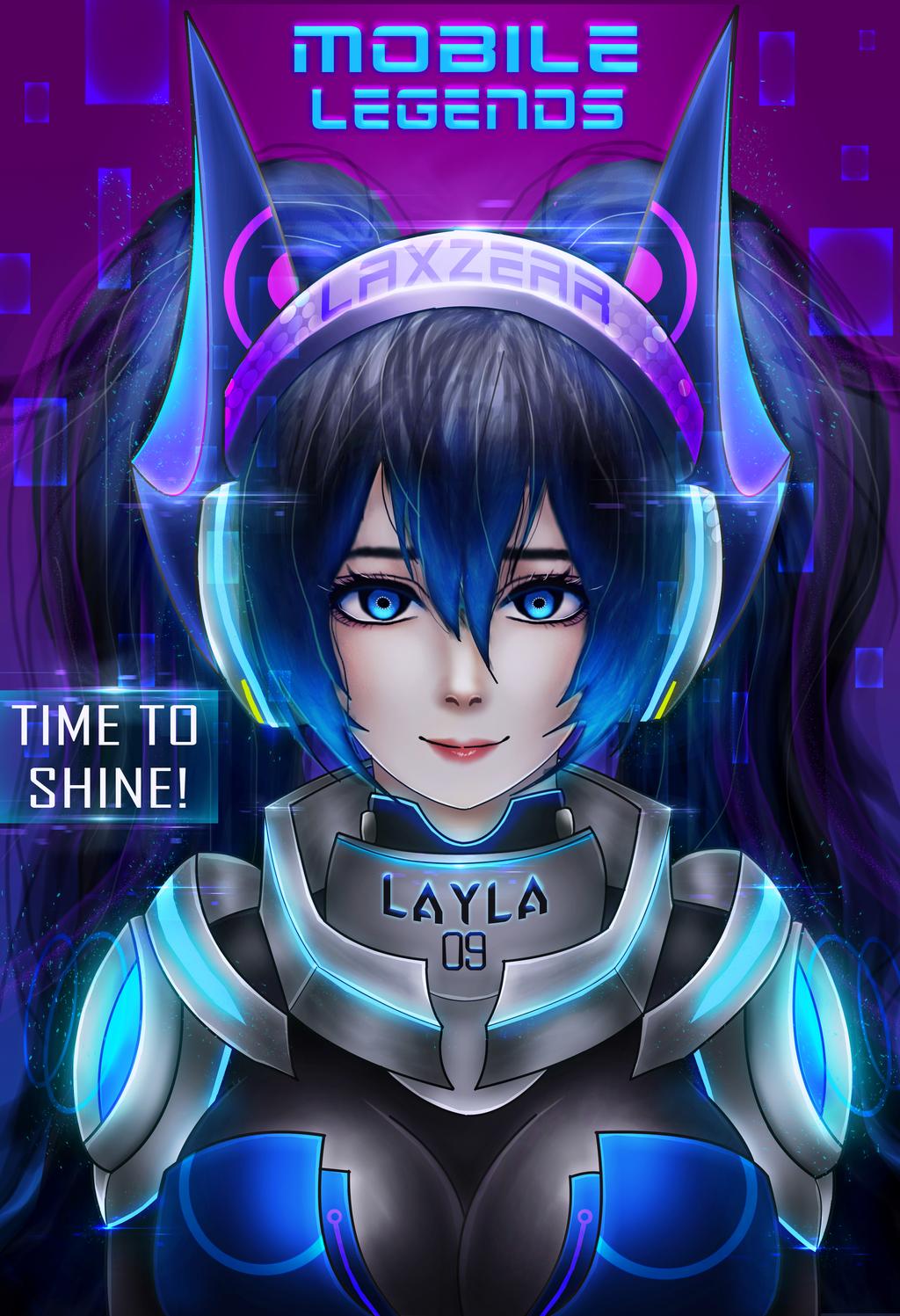 Layla Mobile Legends by Laxzear