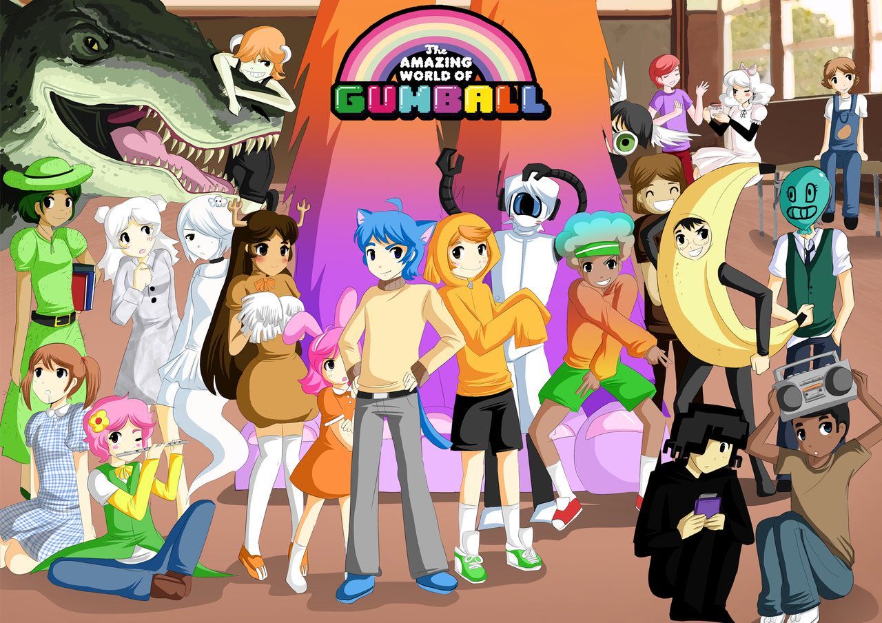 anime wallpaper ( The amazing world of Gumball )