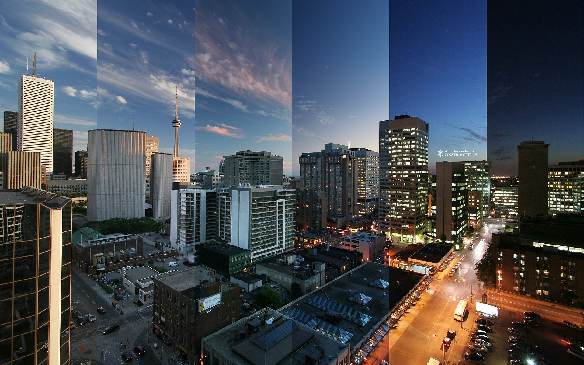 Toronto Cityscape Day Moments Desktop Wallpaper