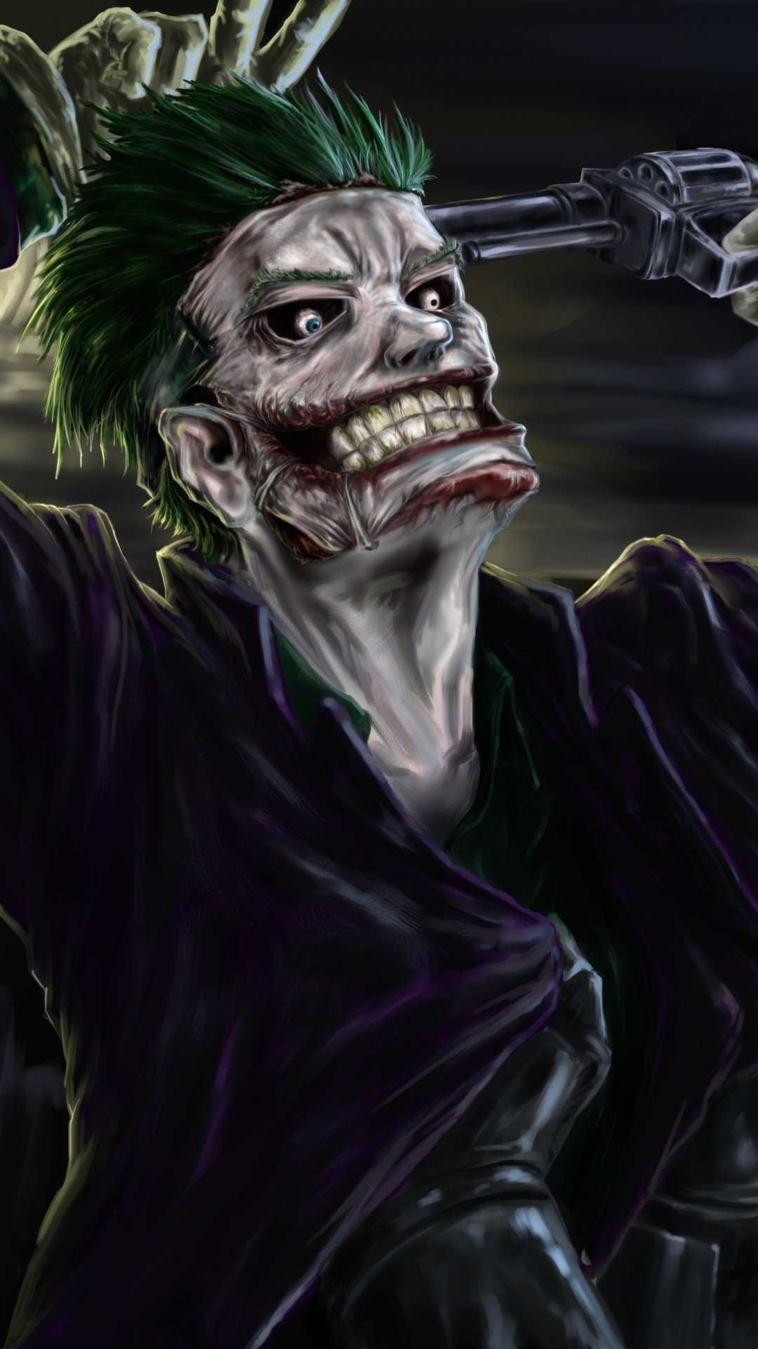 Batman And Joker 4K HD Wallpaper (1080x1920)