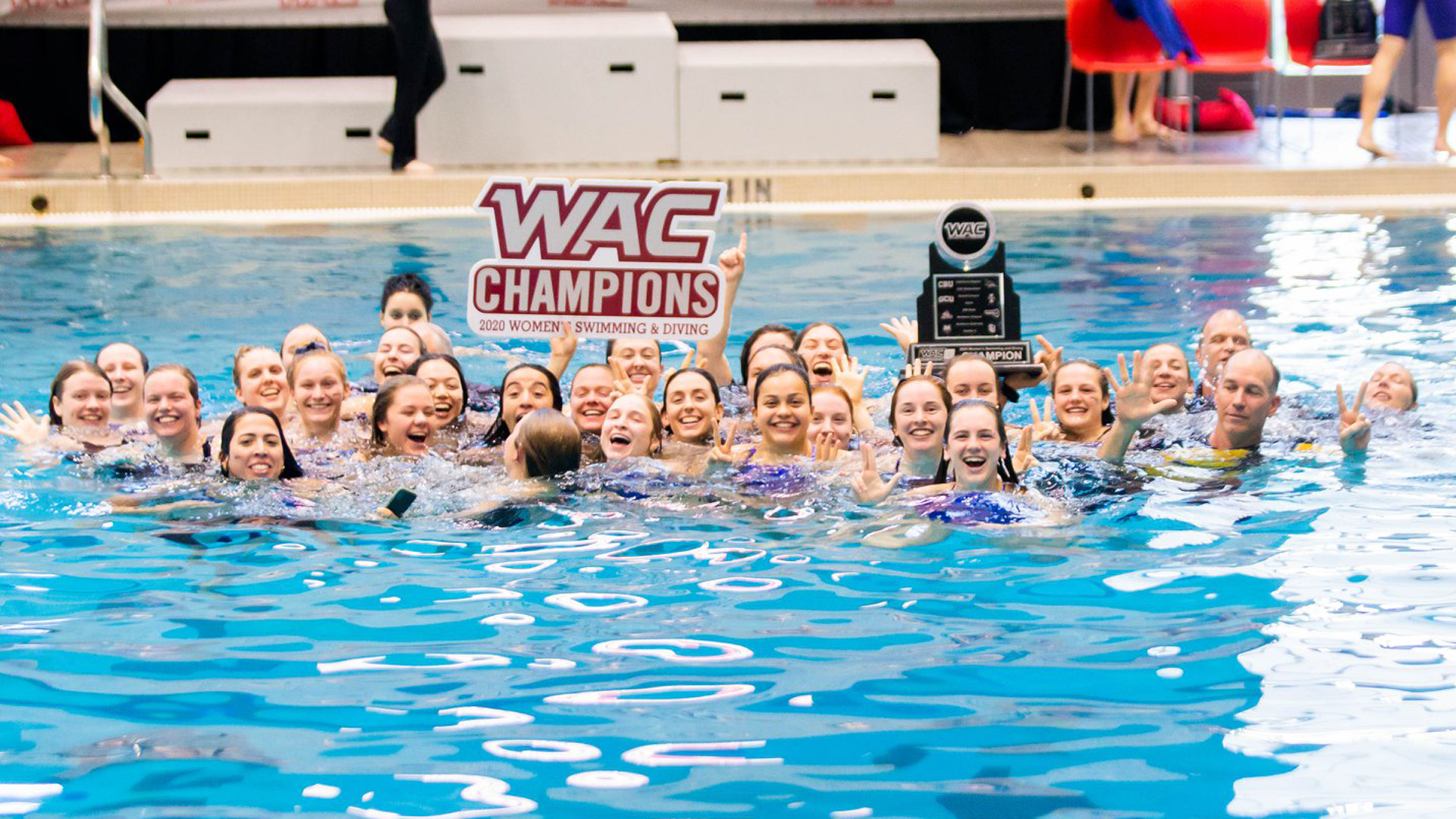 NAU Swimming and Diving Wins Seventh Straight WAC Conference