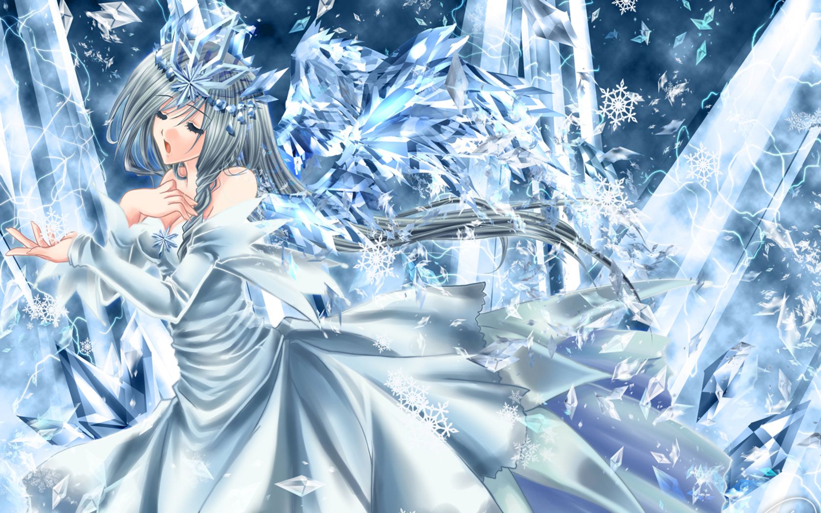 ice, Anime, Anime Girls Wallpaper HD / Desktop and Mobile Background