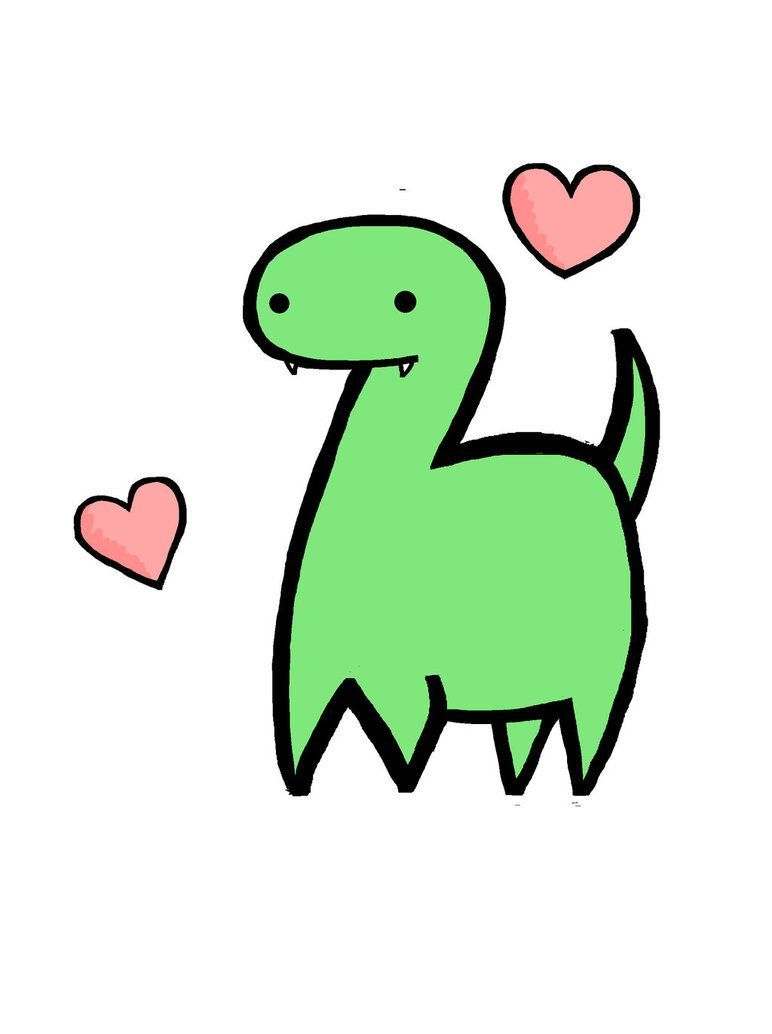 Little Dinosaur Aesthetic Drawing Wallpapers - Wallpaper Cave