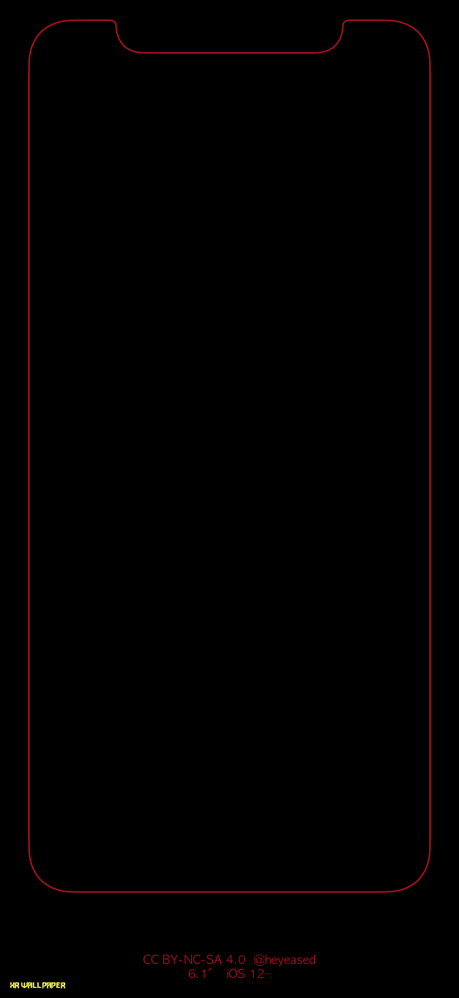 iPhone XR Red Wallpaper