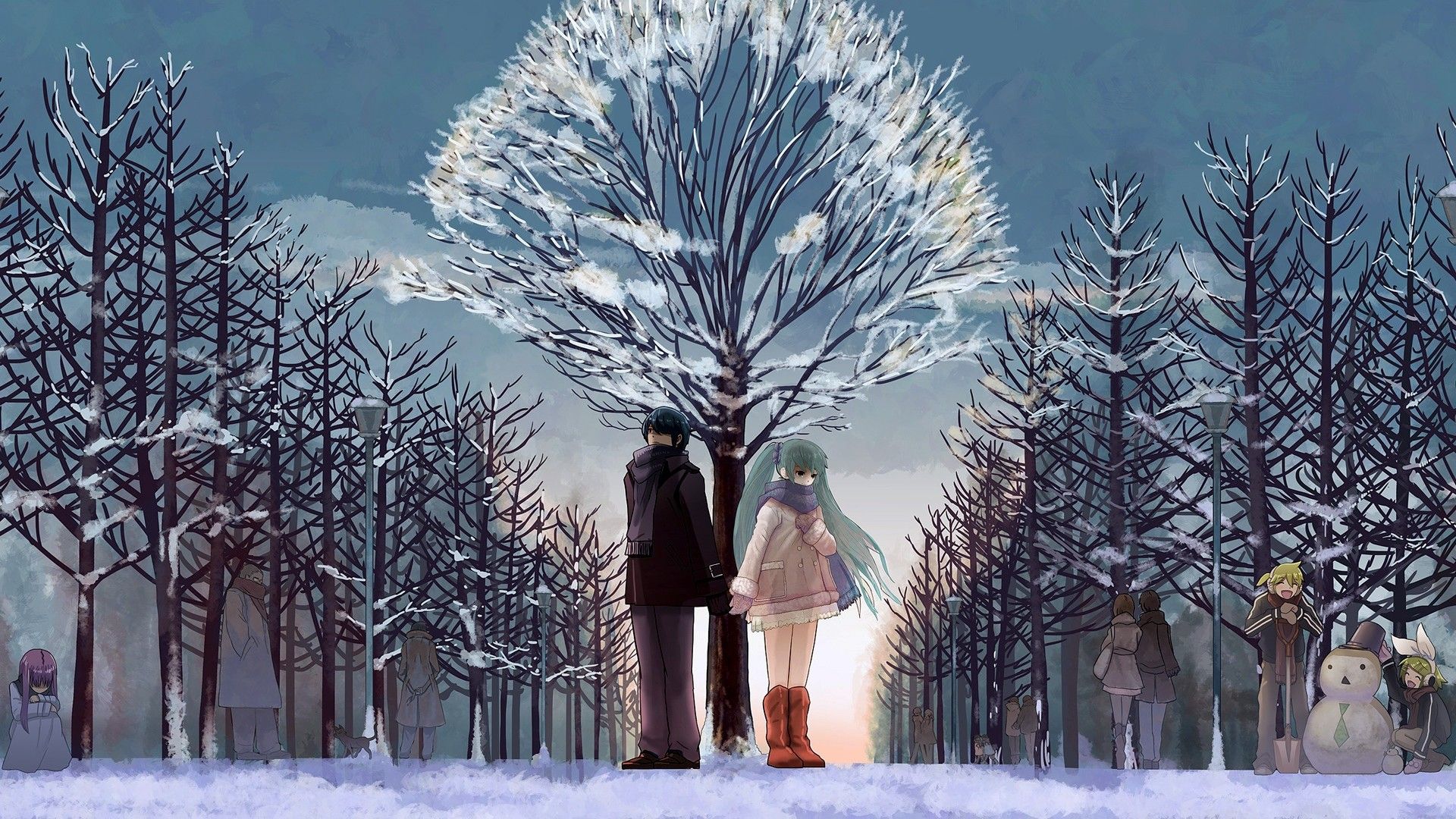 Winter Anime Wallpaper