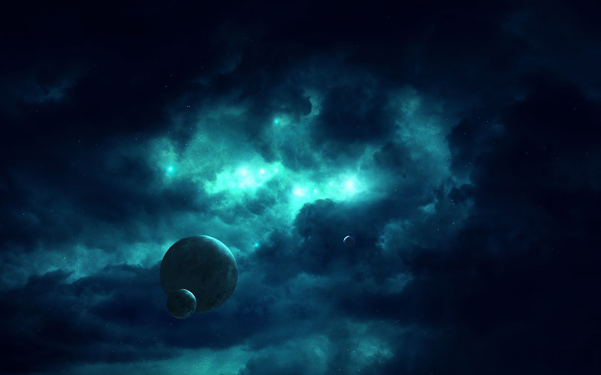 darkness, distance, space, planet, Star, HD desktop wallpaper