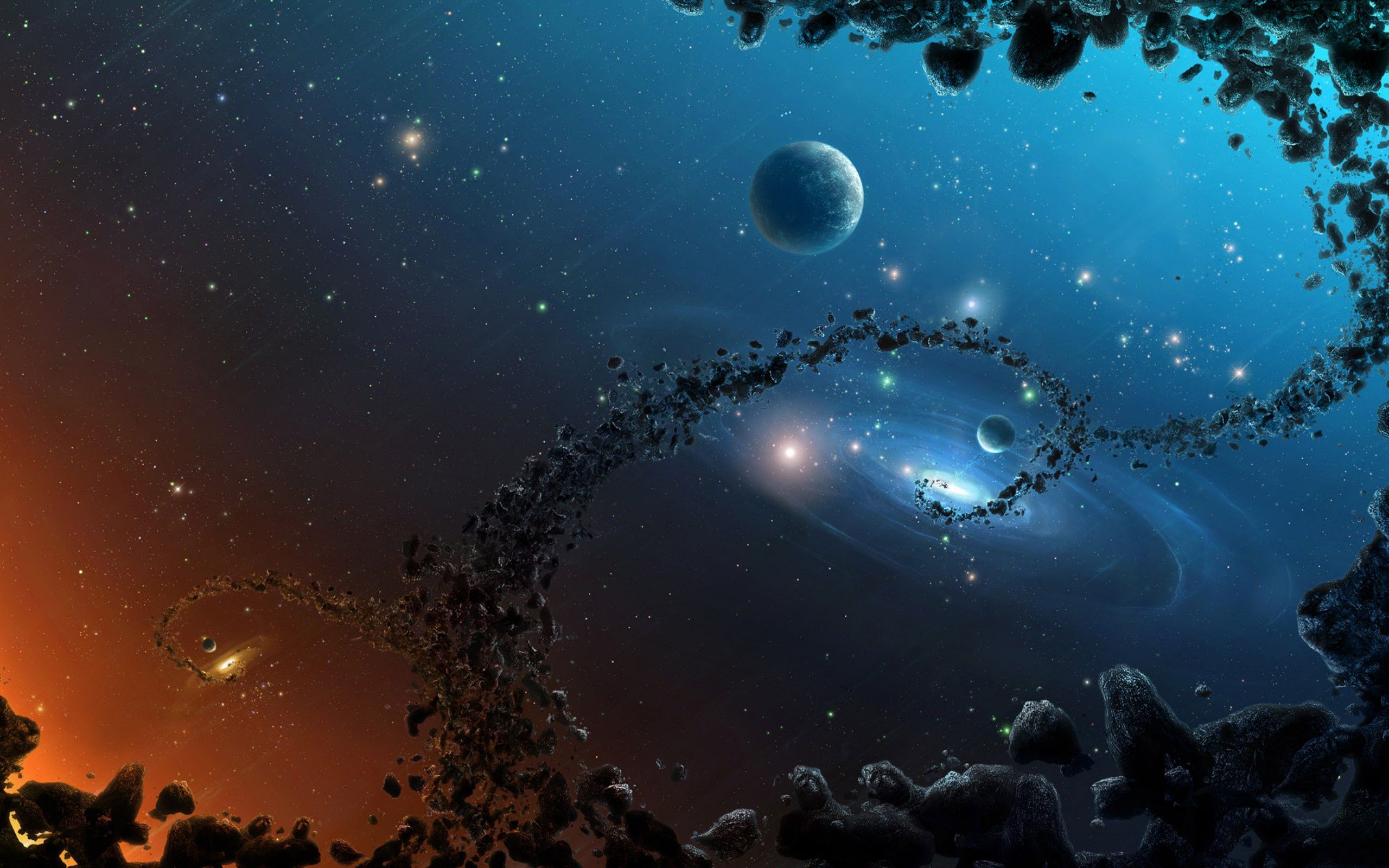 space, galaxy, planet wallpaper desktop background