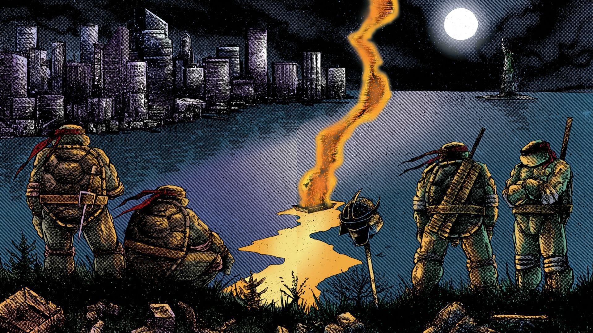 TMNT Death Of Shredder (desktop Wallpaper From R ComicWalls)