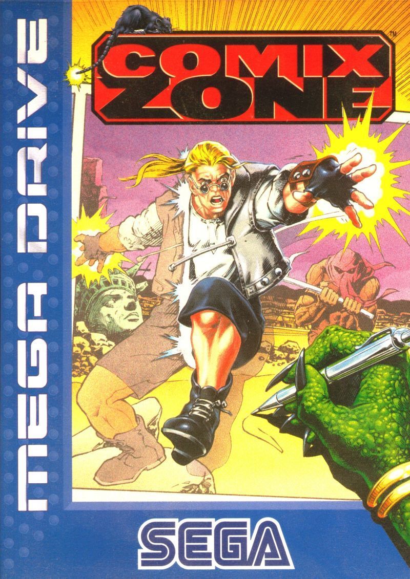 Cover art for Comix Zone (Sega, 1995) #megadrive #retrogames