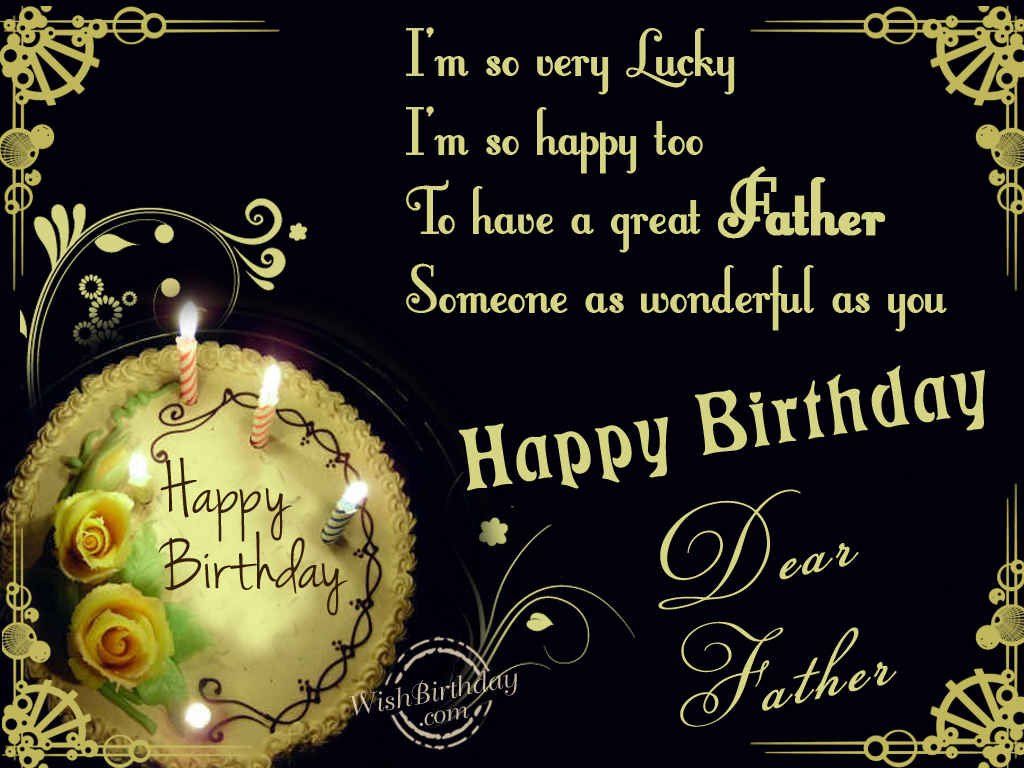 Happy Birthday Dear Father Picture, Photo, and Image