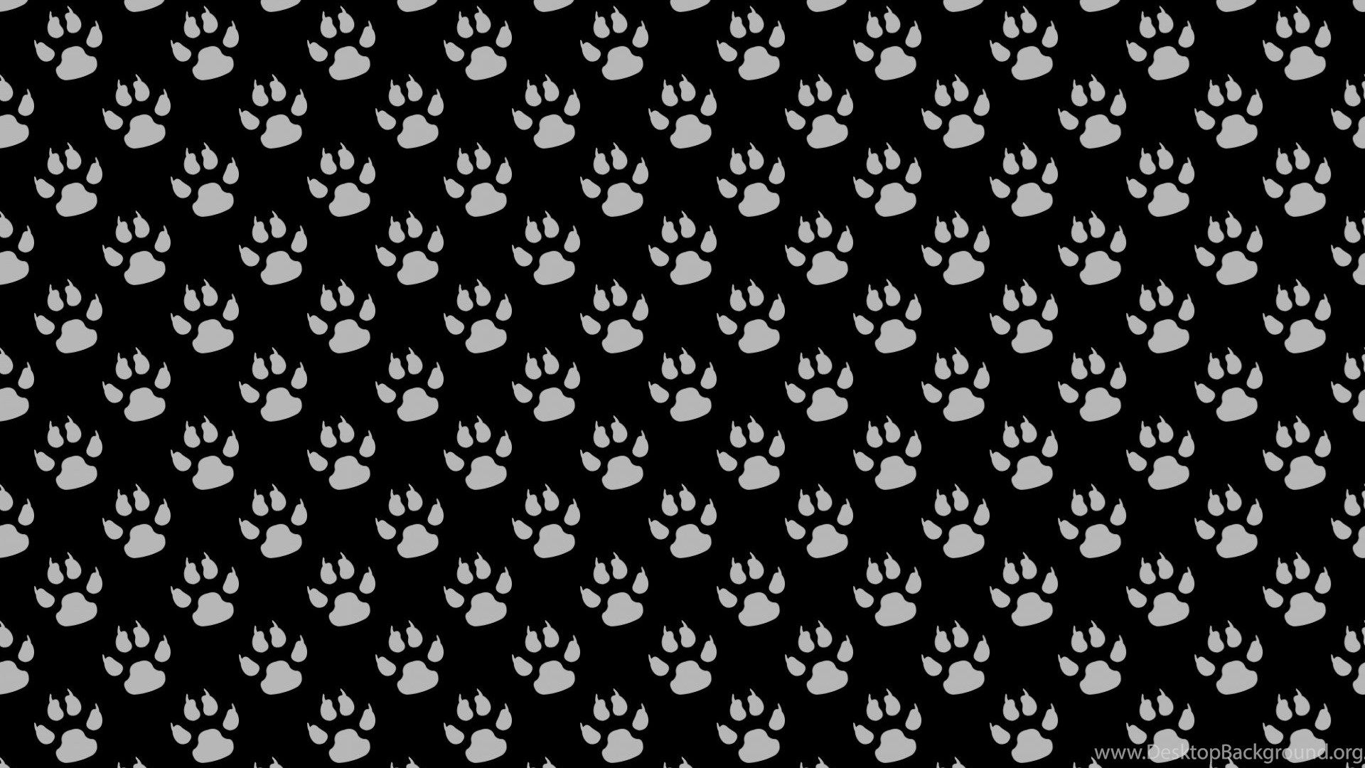 Paw Prints Background Wallpaper Free Public Domain
