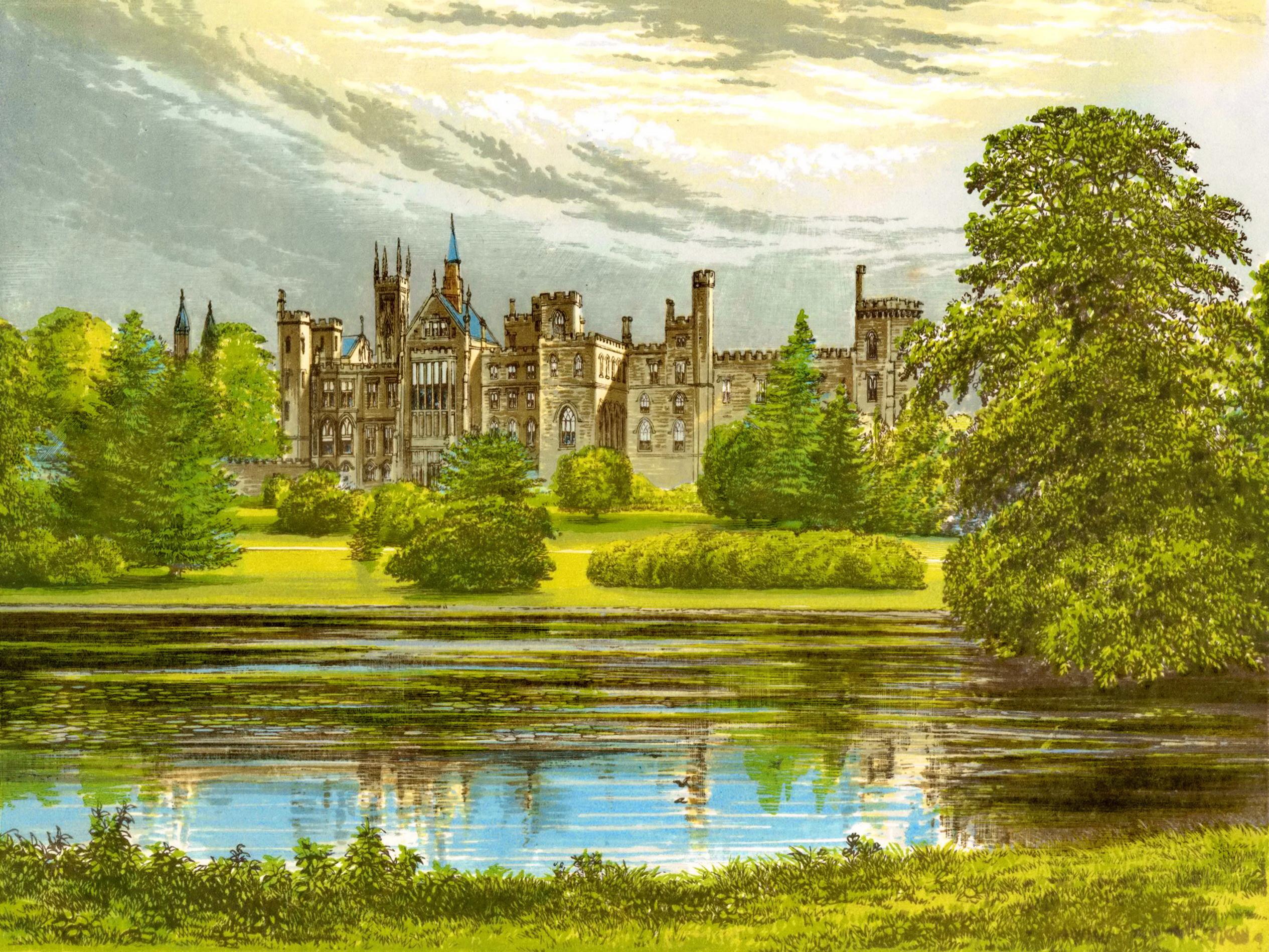 A Castle In Summer HD desktop wallpaper, Widescreen, High