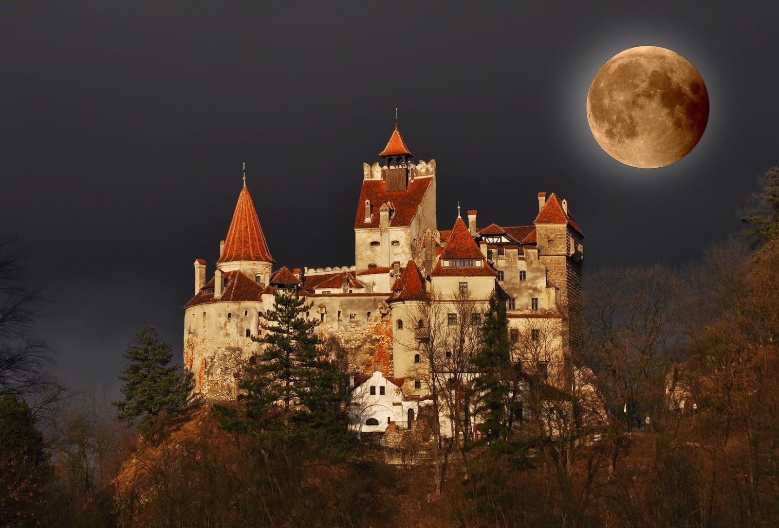 Bran Castle HD Wallpaper and Background Image