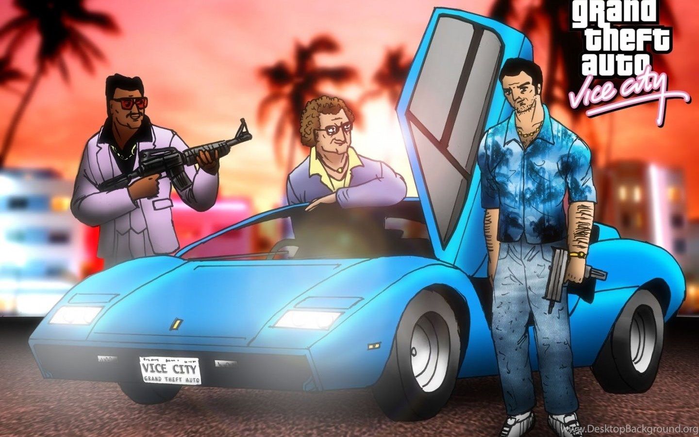 Grand Theft Auto Vice City HD Wallpaper Desktop Background