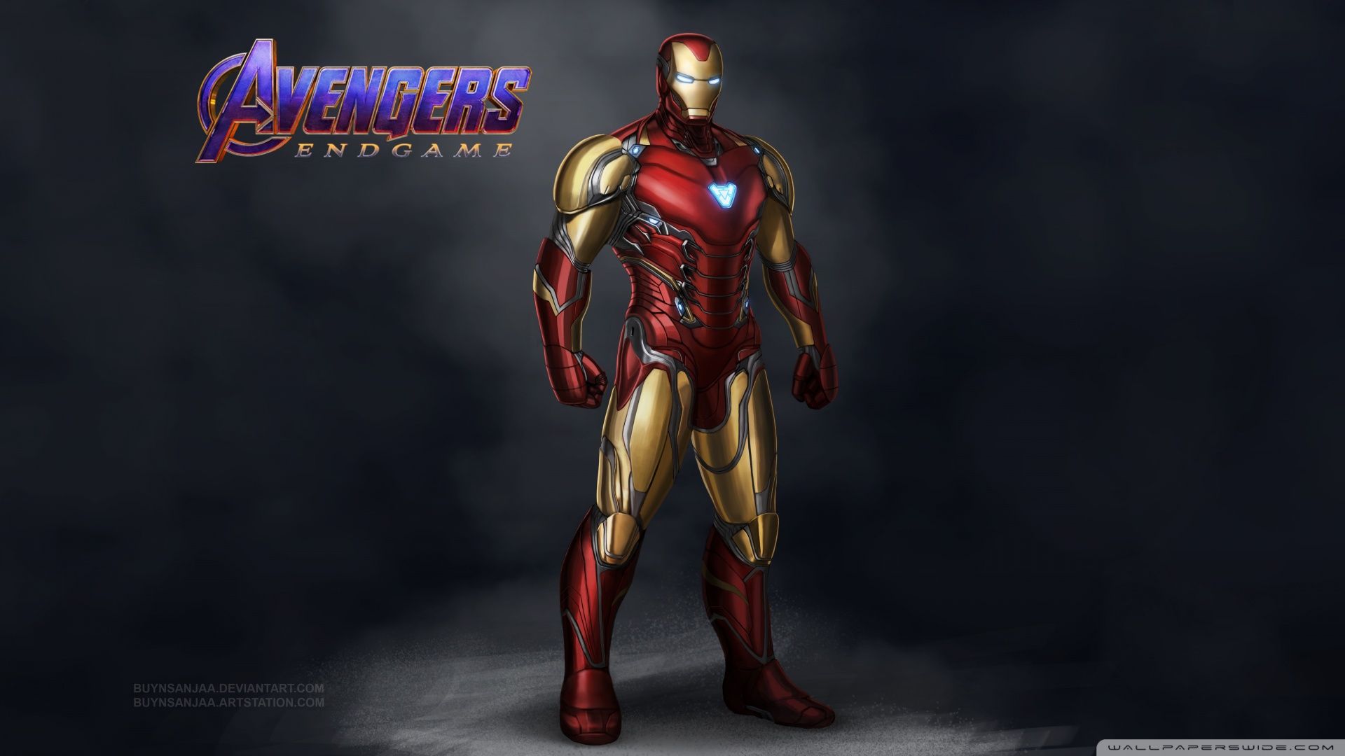 Avengers Endgame Iron Man Mark 85 Ultra HD Desktop Background