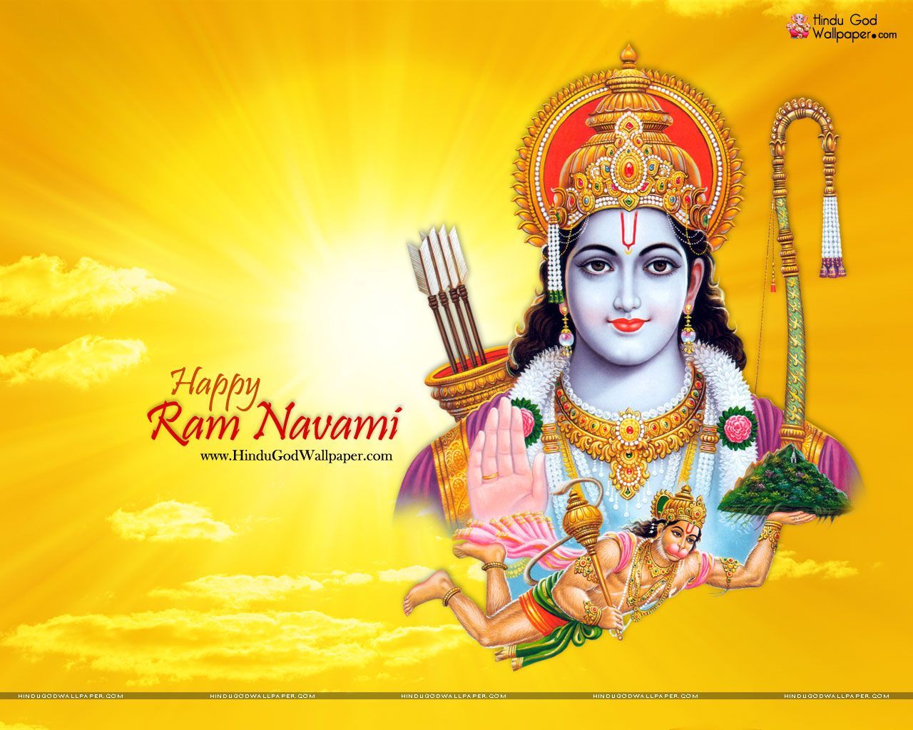 Ram Navami Wallpaper 2018 free download with Happy Ram Navami HD