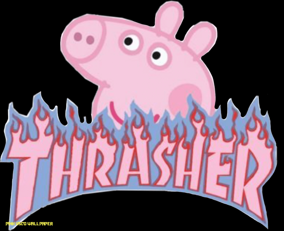 vsco aesthetic thrasher peppapig pink blue freetoedit