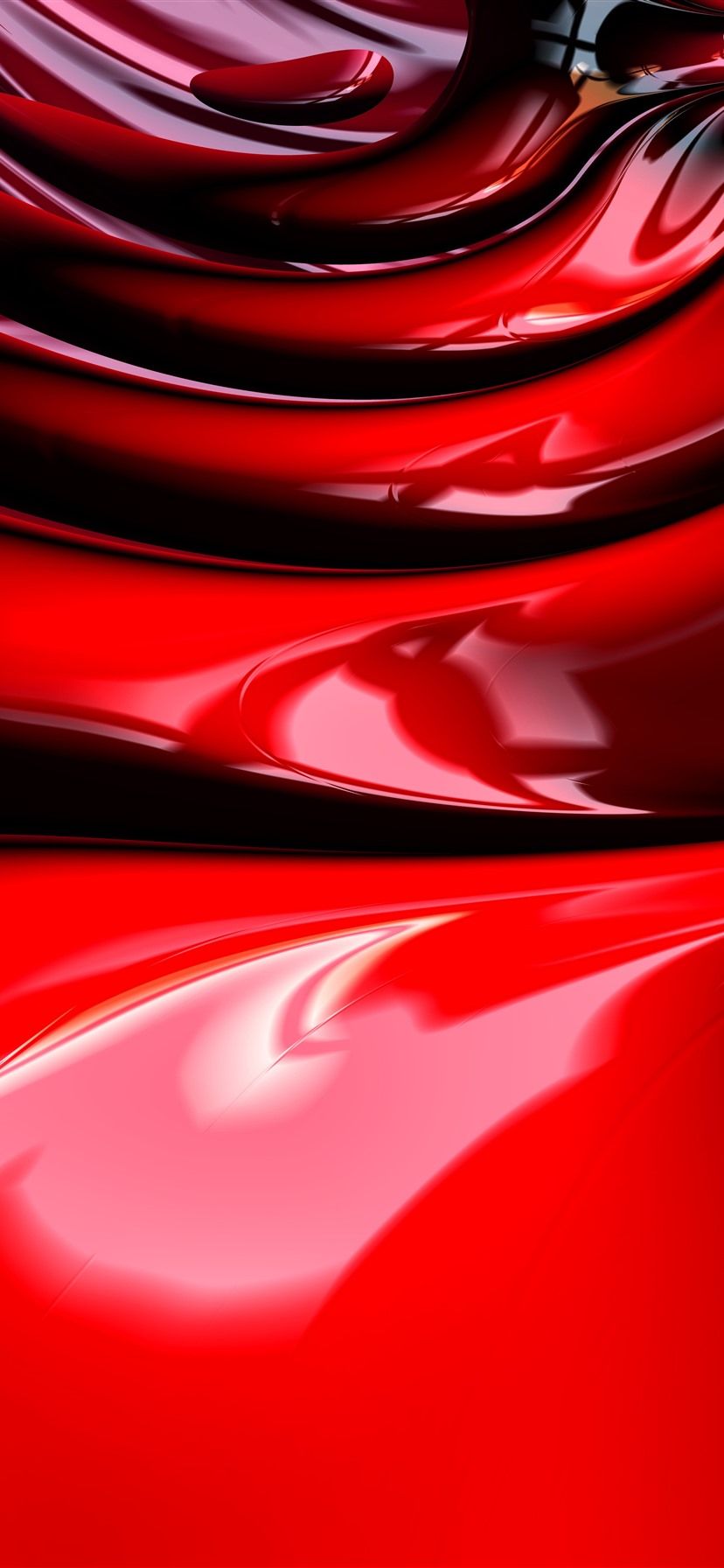 Abstract Liquid, Fractal, Red 1242x2688 IPhone 11 Pro XS Max