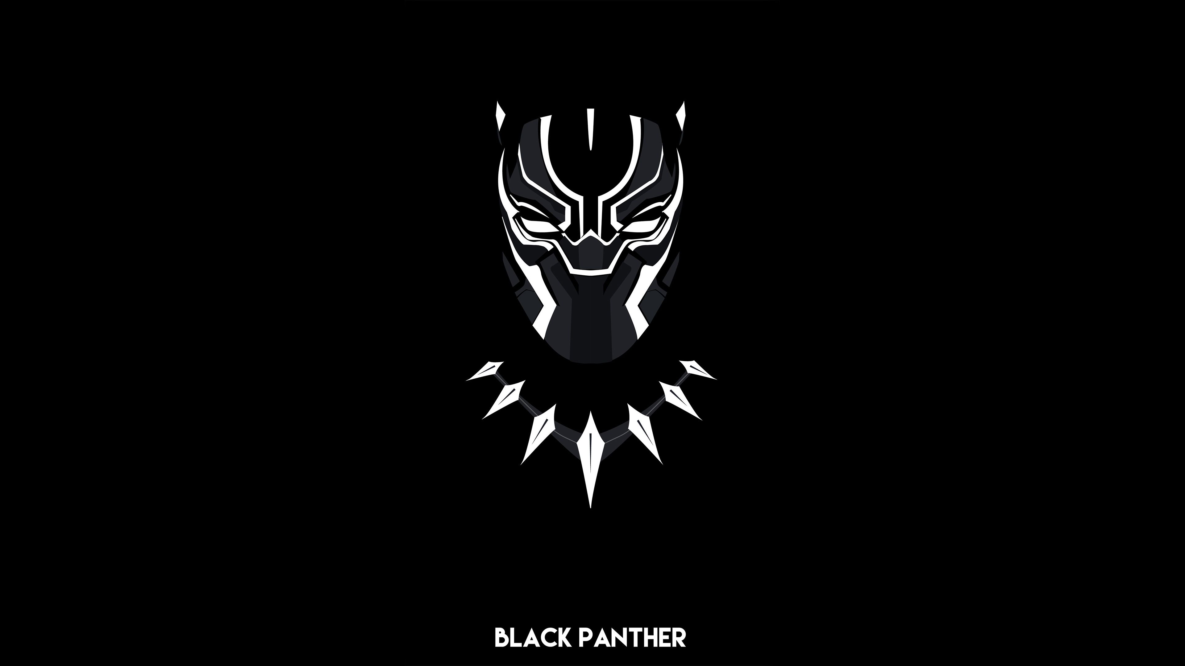 Wallpaper 4k Black Panther Minimal 4k 4k Wallpaper, Artist
