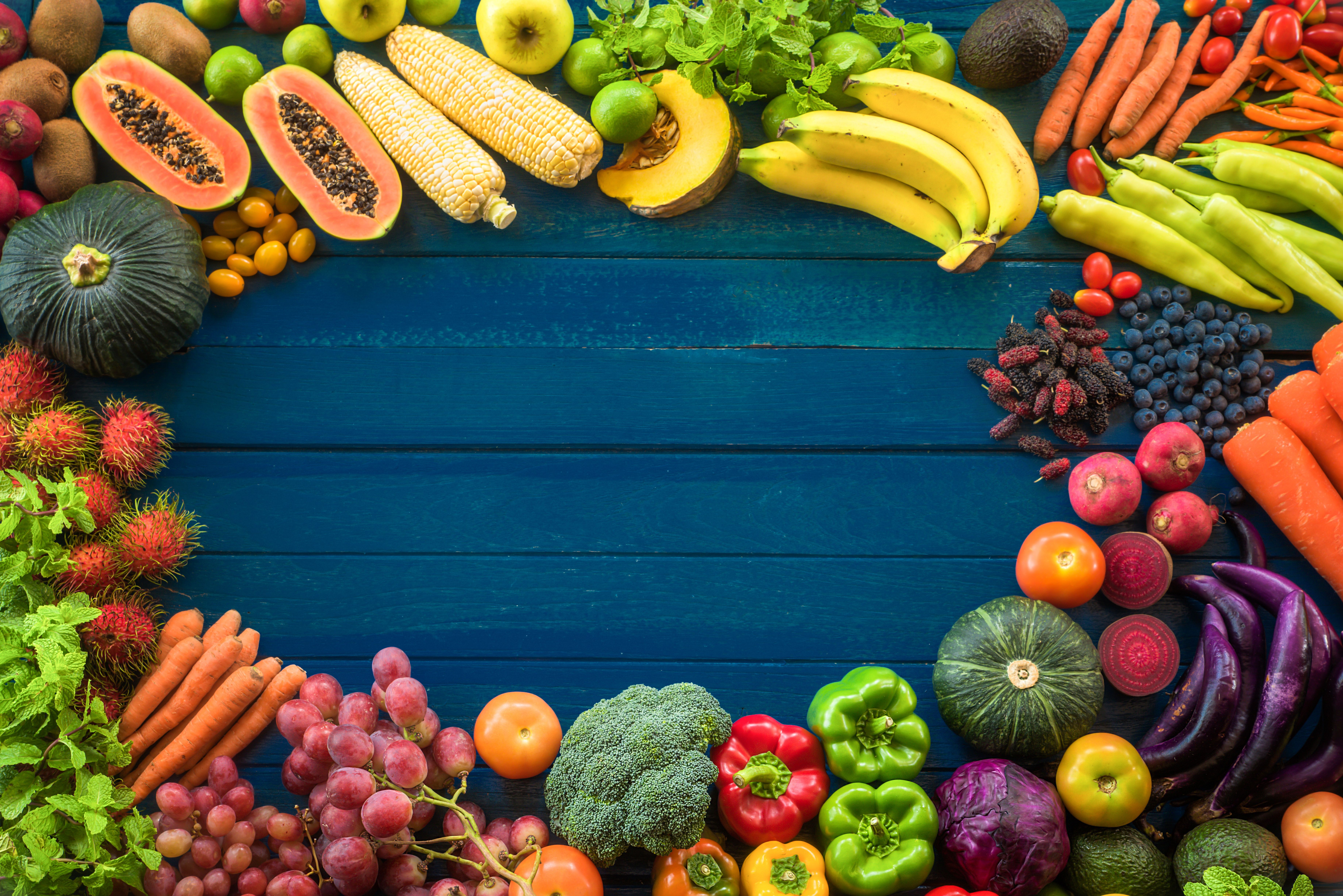 Fruits & Vegetables 5k Retina Ultra HD Wallpaper. Background