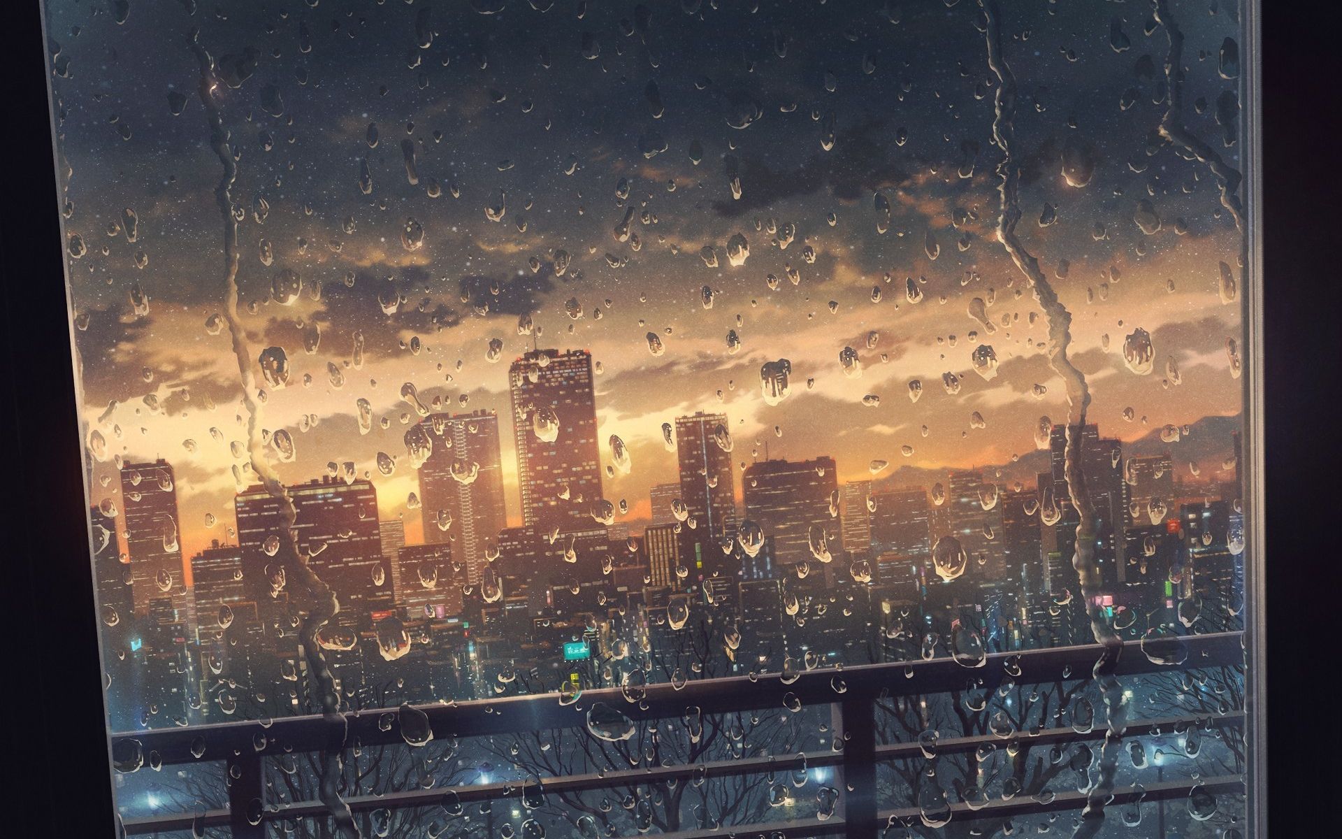 Morning City Anime 1920x1080 Wallpapers - Wallpaper Cave