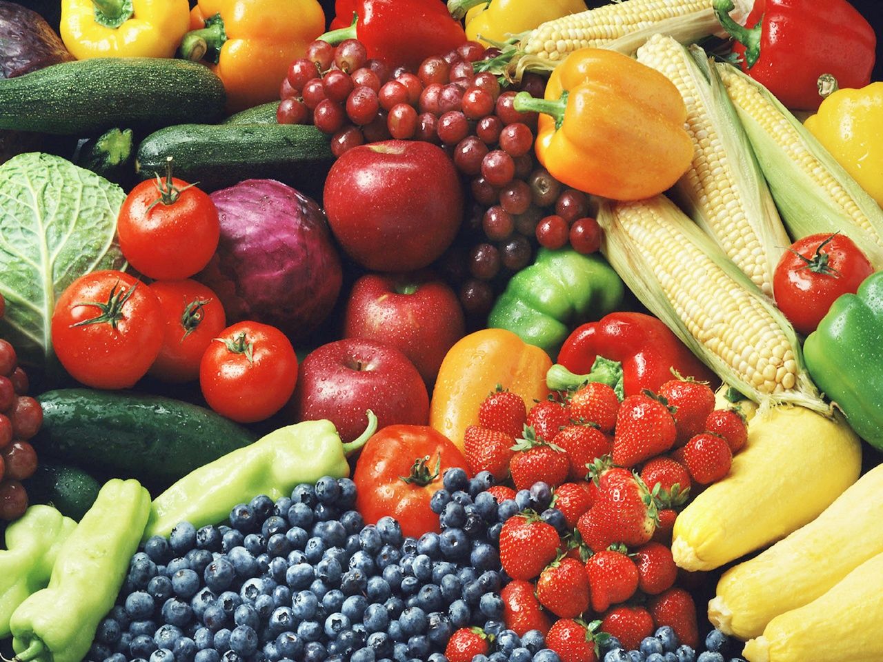 Free download Vegetable And Fruits Wallpaper Fruit And Vegetables