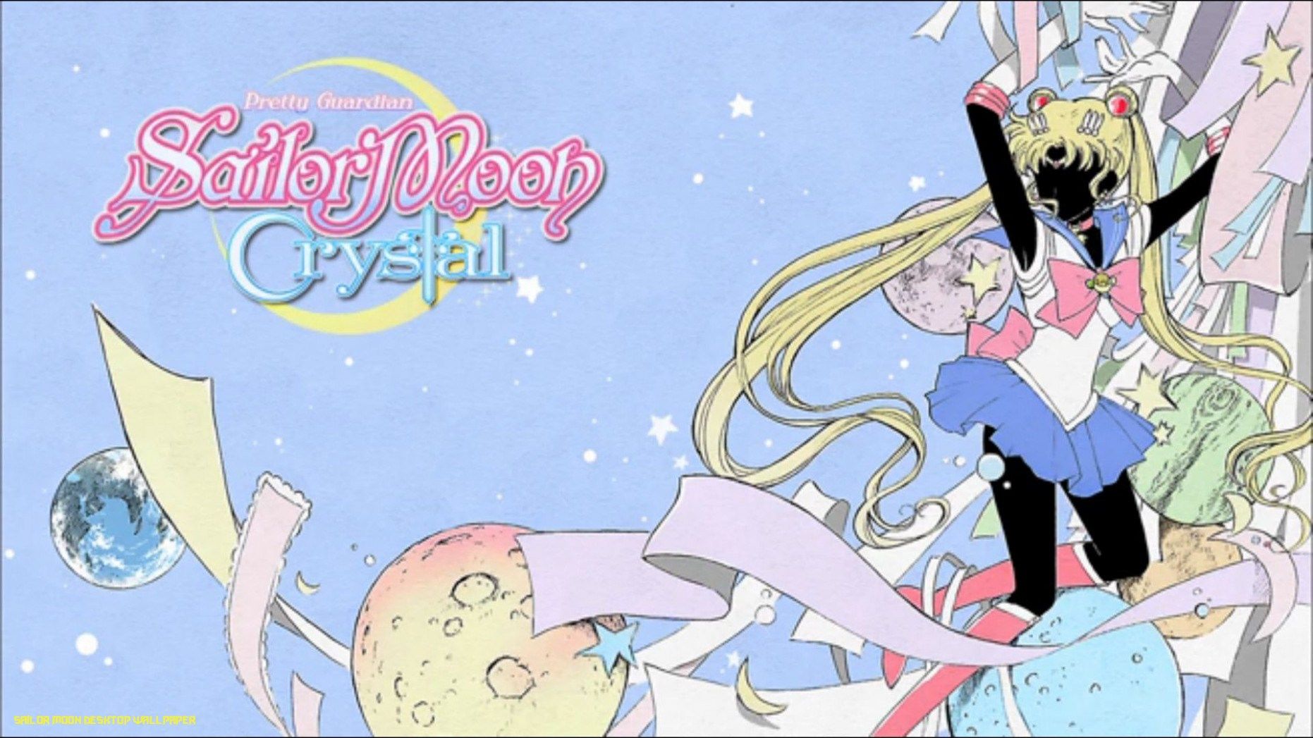 Pastel Sailor Moon Desktop Wallpaper