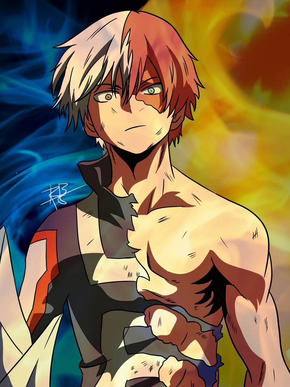 Todoroki Shoto Wallpaper By Spukycat On Deviantart Wa Vrogue Co