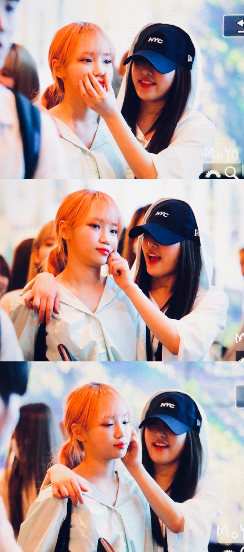 Chaewon is not amused ft. Yena