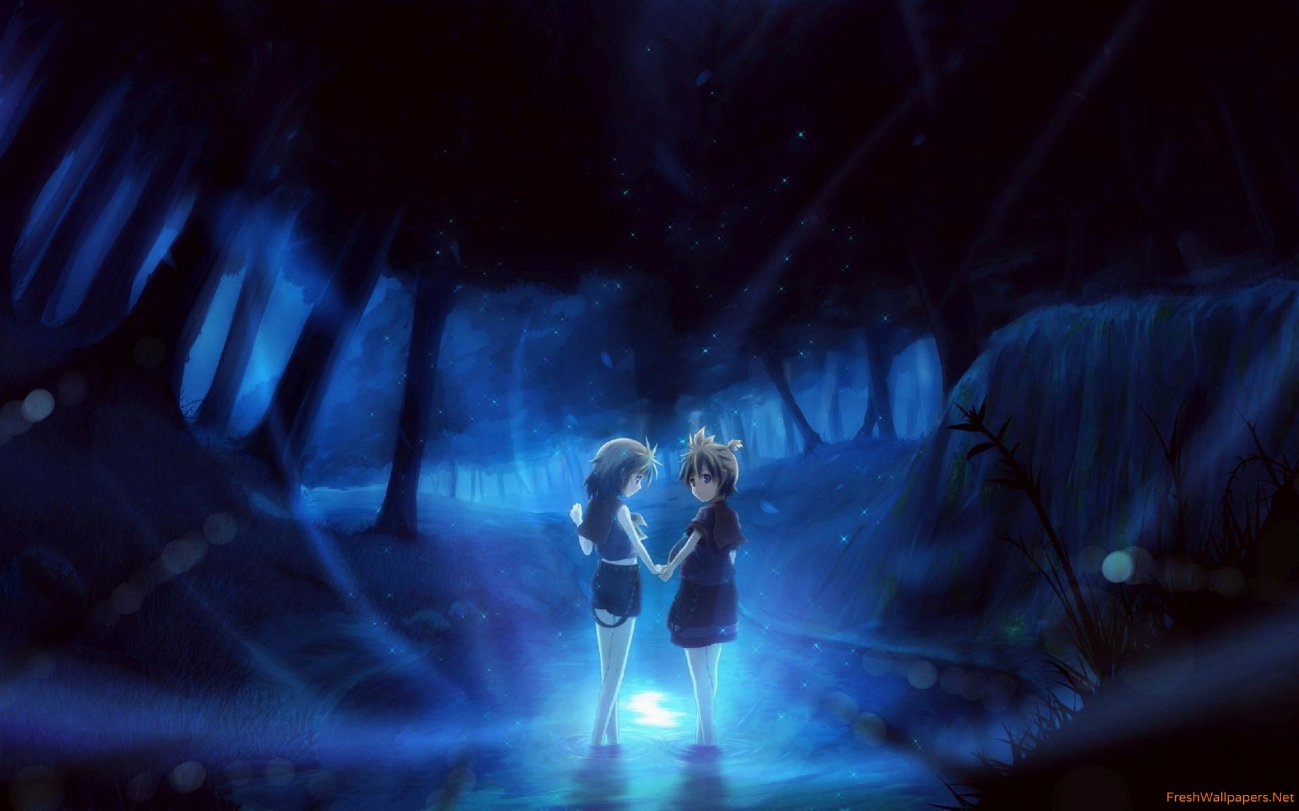 Anime Forest Dark Wallpapers - Wallpaper Cave