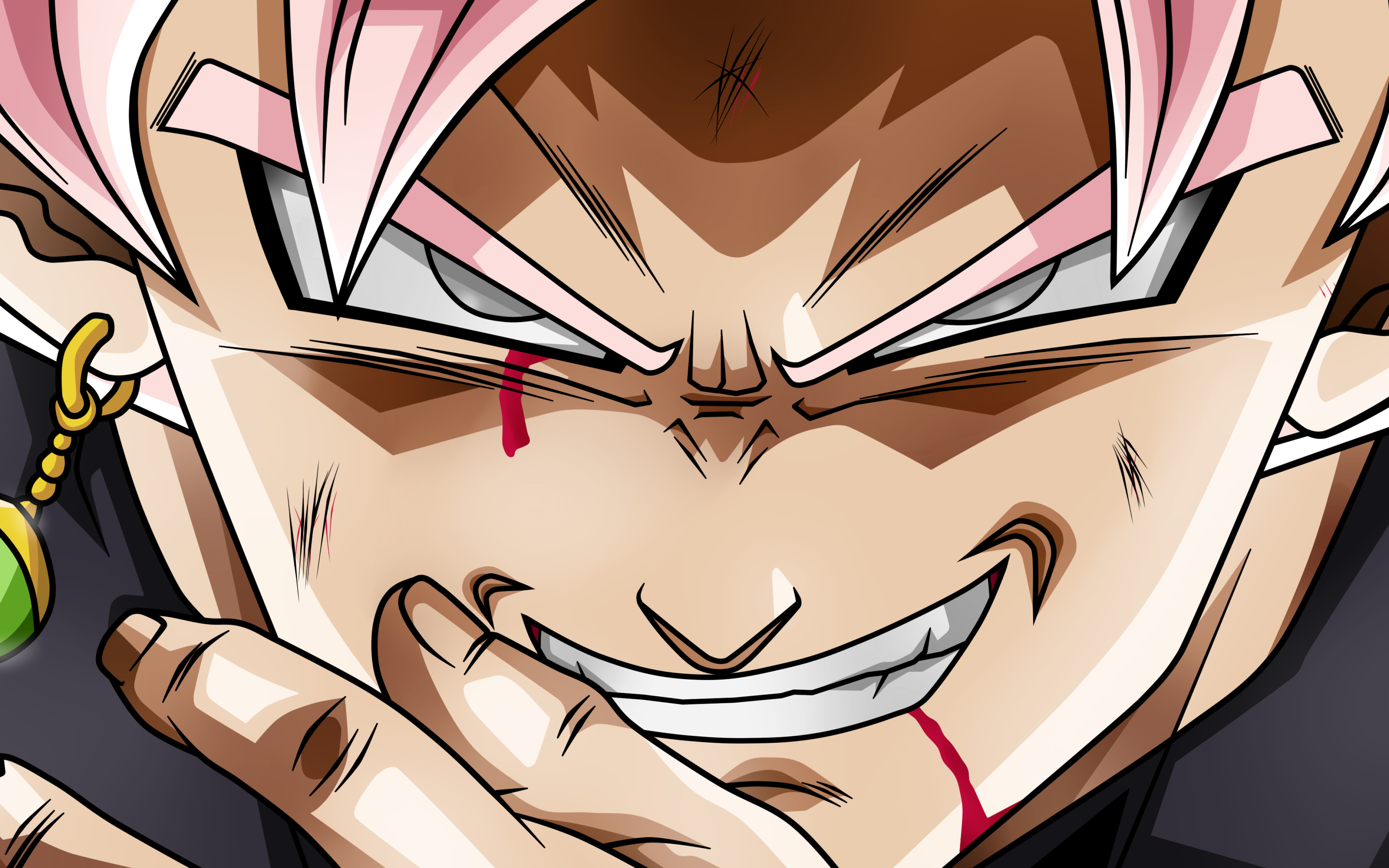 Download Wallpaper 4k, Super Saiyan Rose, Close Up, DBS, Goku