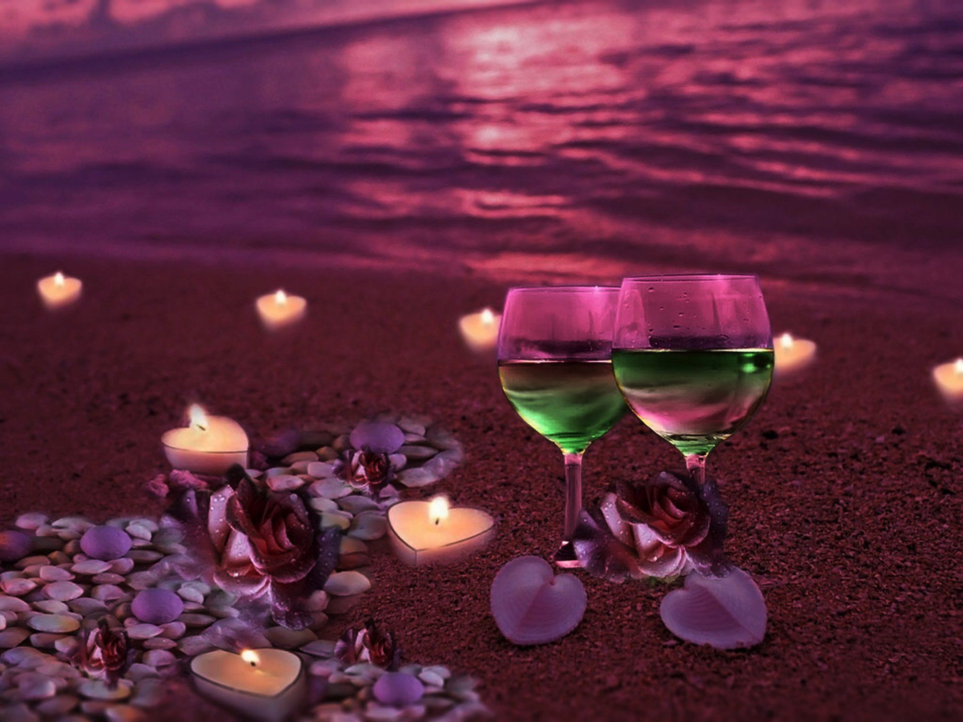 Wine And Candle Wallpapers - Wallpaper Cave