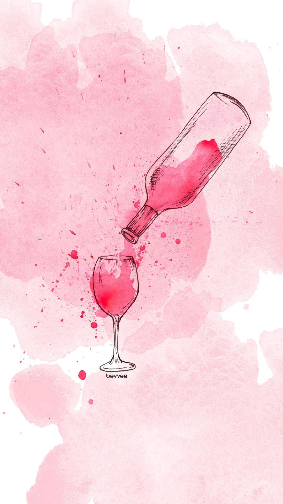 Watercolor Wine Digital Downloads. Wine wallpaper, Wine art