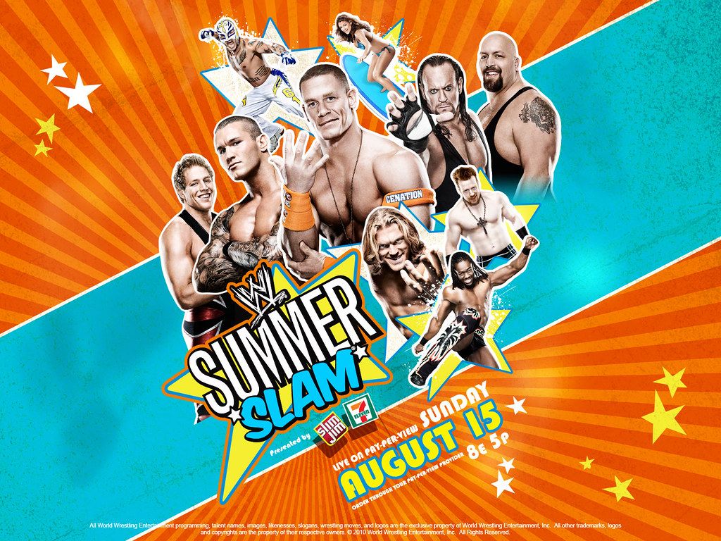 WWE SummerSlam 2010. WWE SummerSlam 2010. WWE PPV Wallpaper
