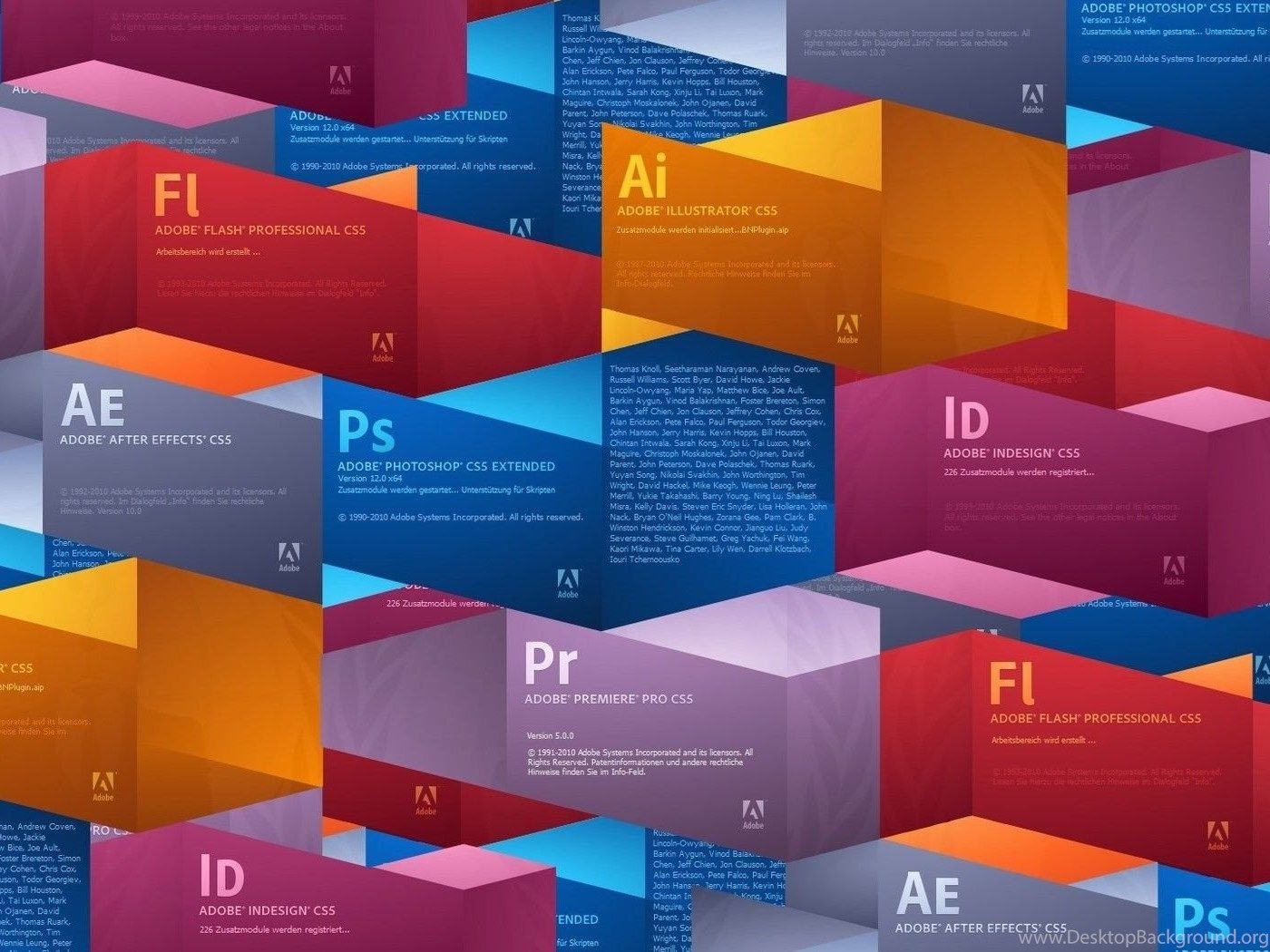 Adobe Programs Wallpaper Computer Wallpaper Desktop Background
