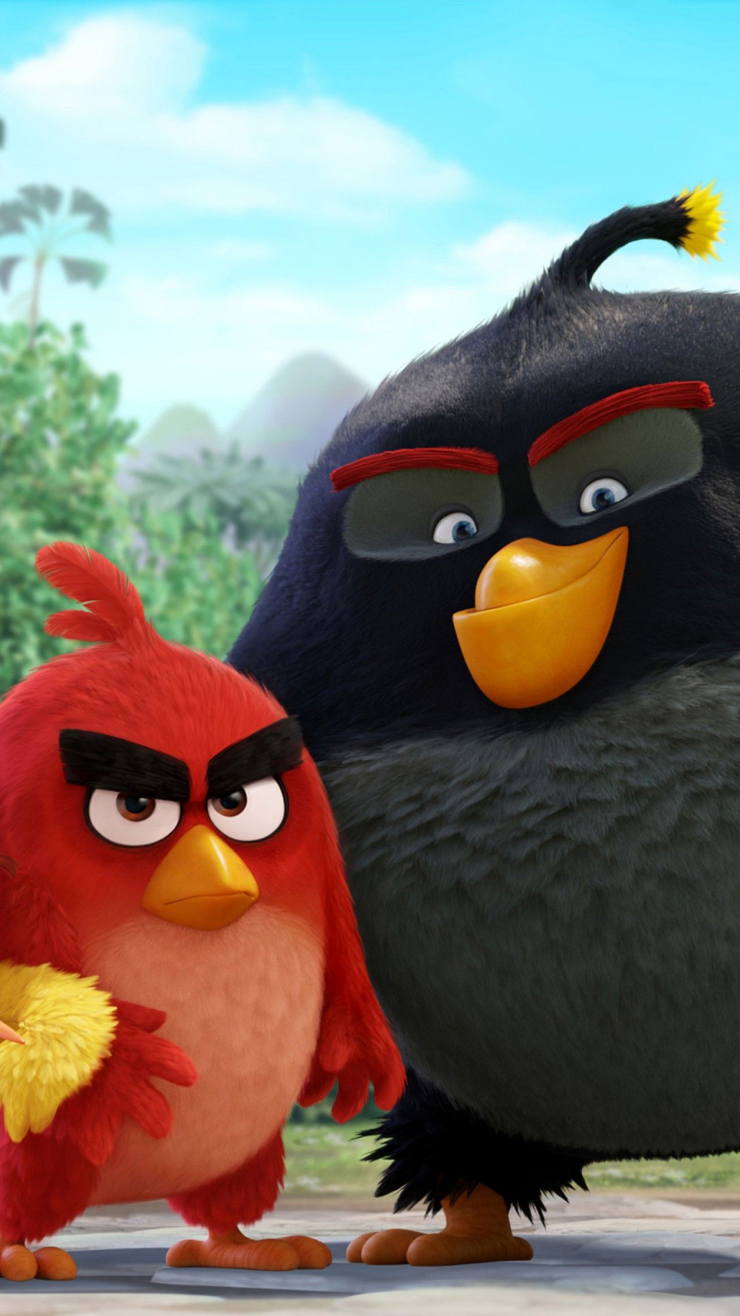 Wallpaper Chuck, Red, Bomb, Angry Birds, 4K, Movies