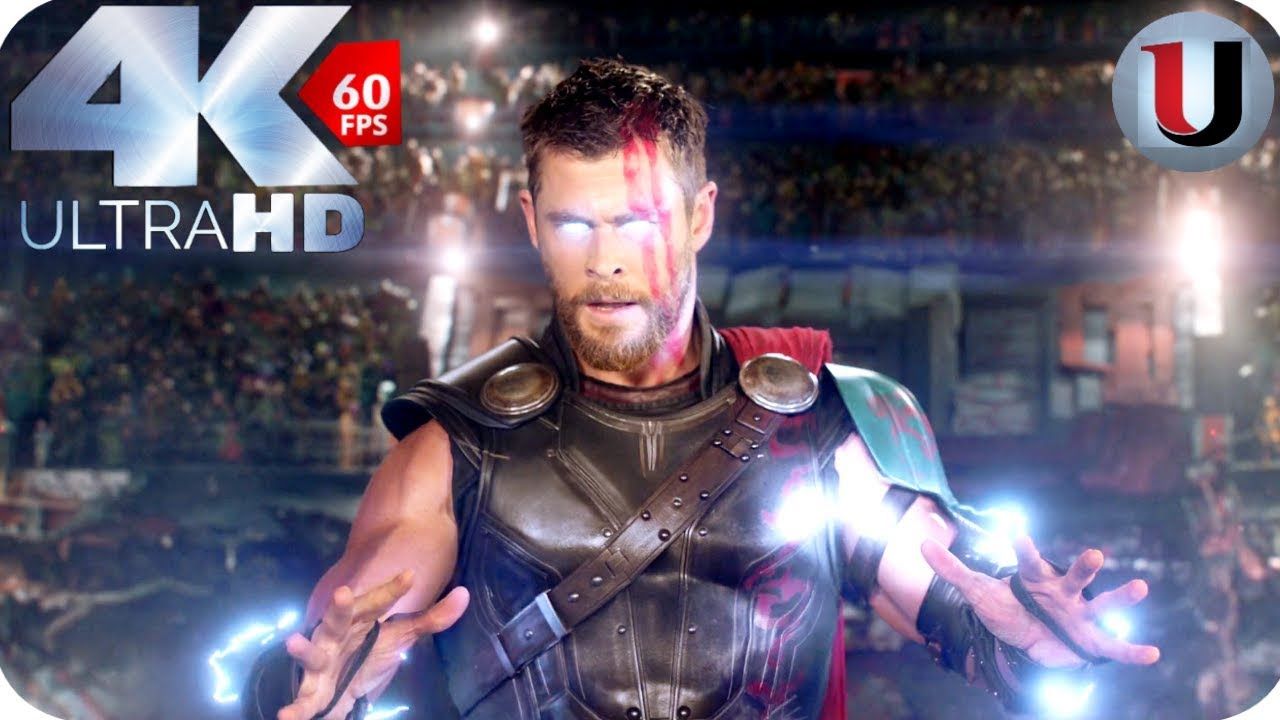 Thor: Ragnarok vs Hulk Scene CLIP 4K HD