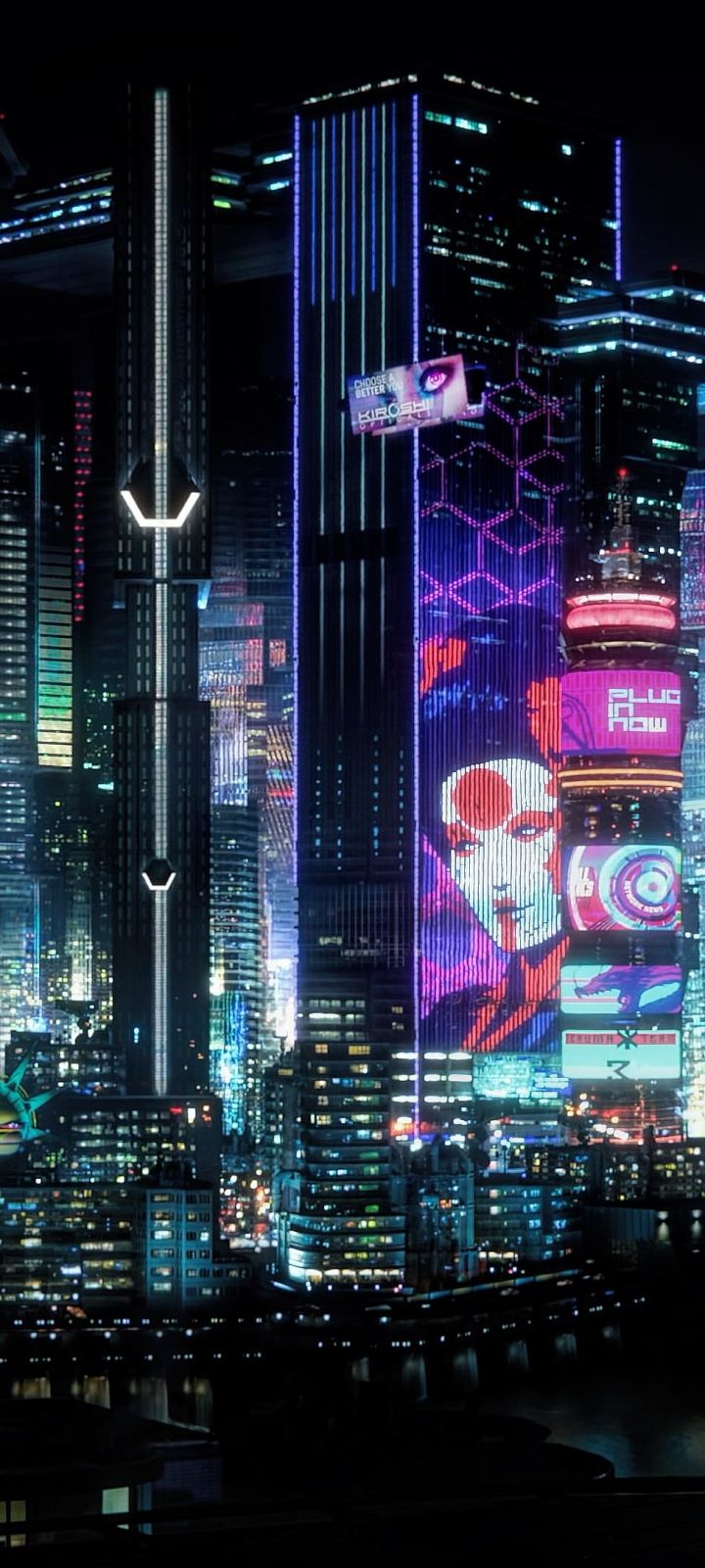 Video Game Cyberpunk 2077 (720x1600) Wallpaper