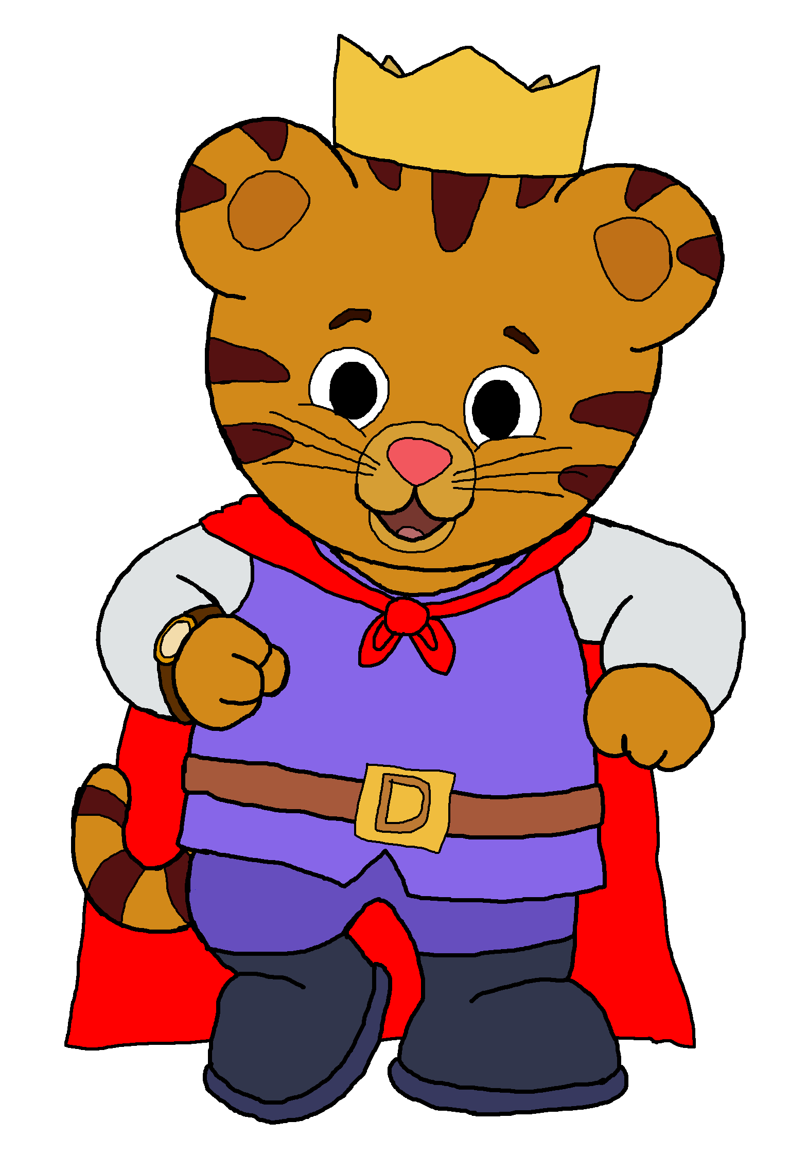 Prince Daniel Tiger Tiger's Neighborhood Fan Art