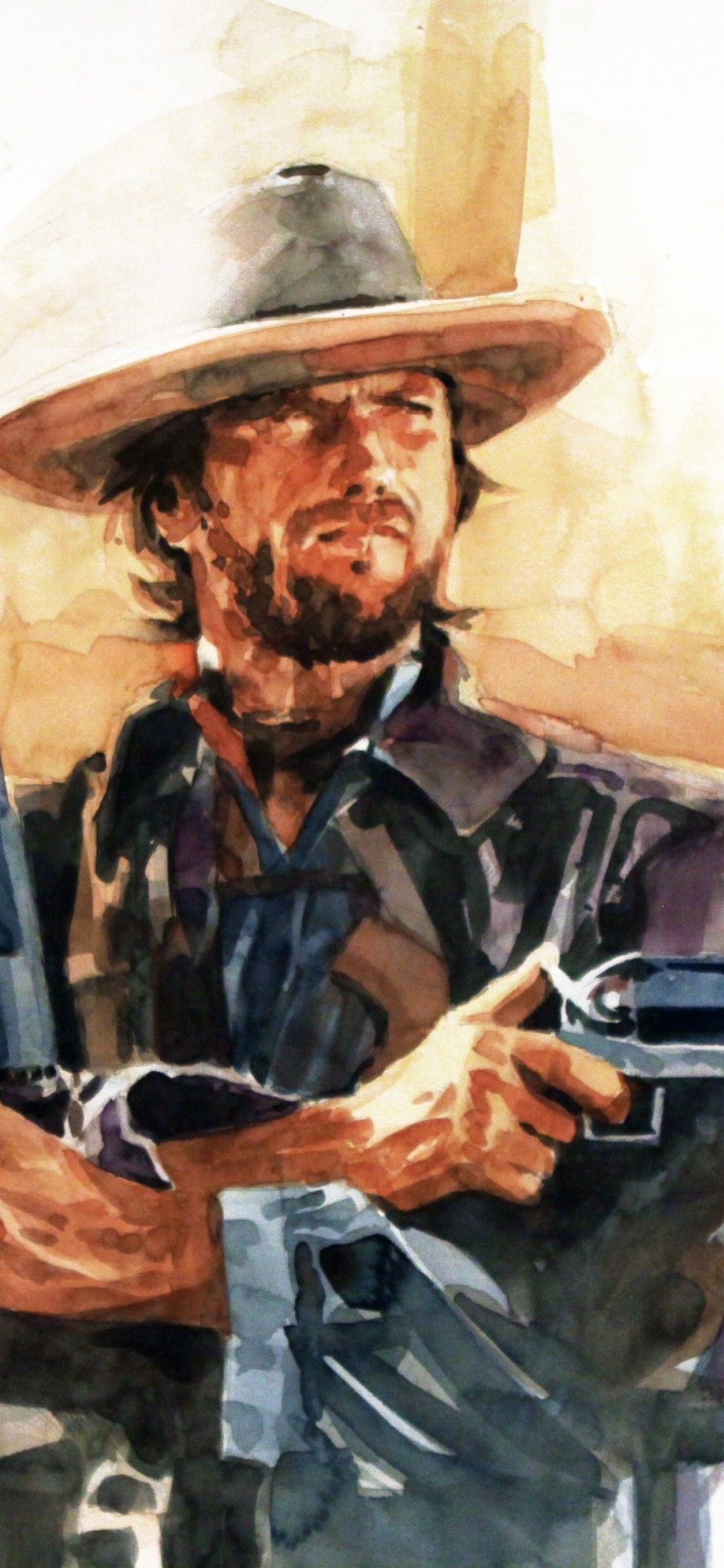 Clint Eastwood iPhone X Wallpaper Download